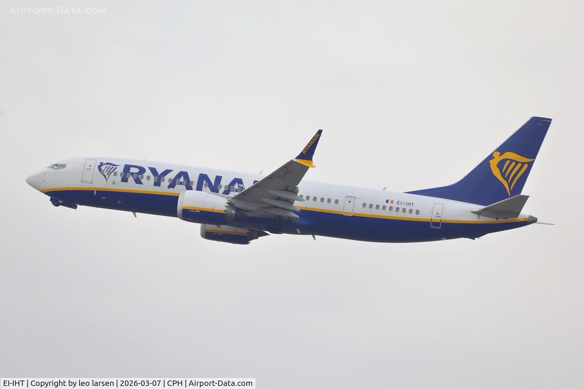 EI-IHT, 2023 Boeing 737-8 MAX C/N 62365, Copenhagen 7.3.2026