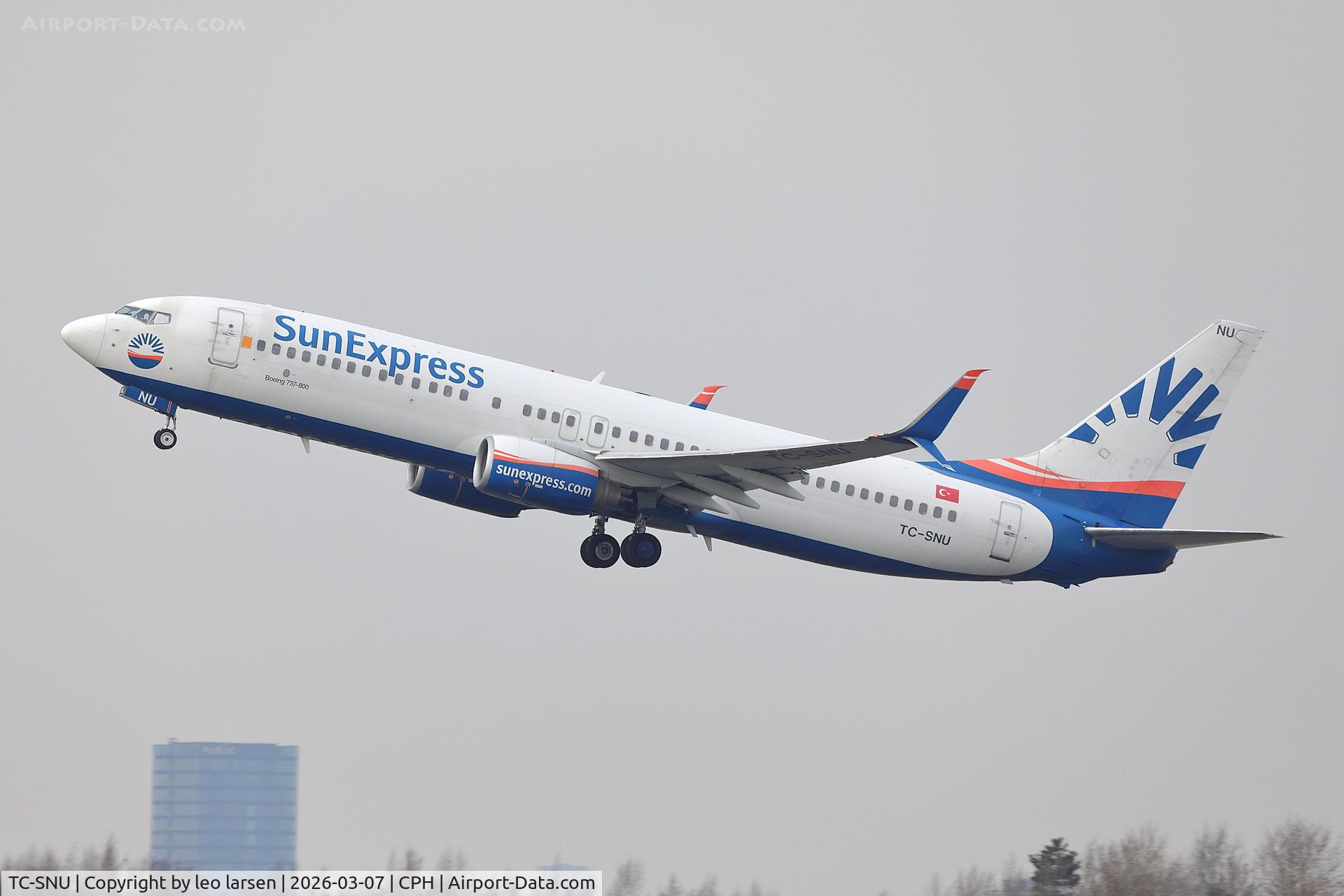 TC-SNU, 2010 Boeing 737-8HC C/N 40756, Copenhagen 7.3.2026