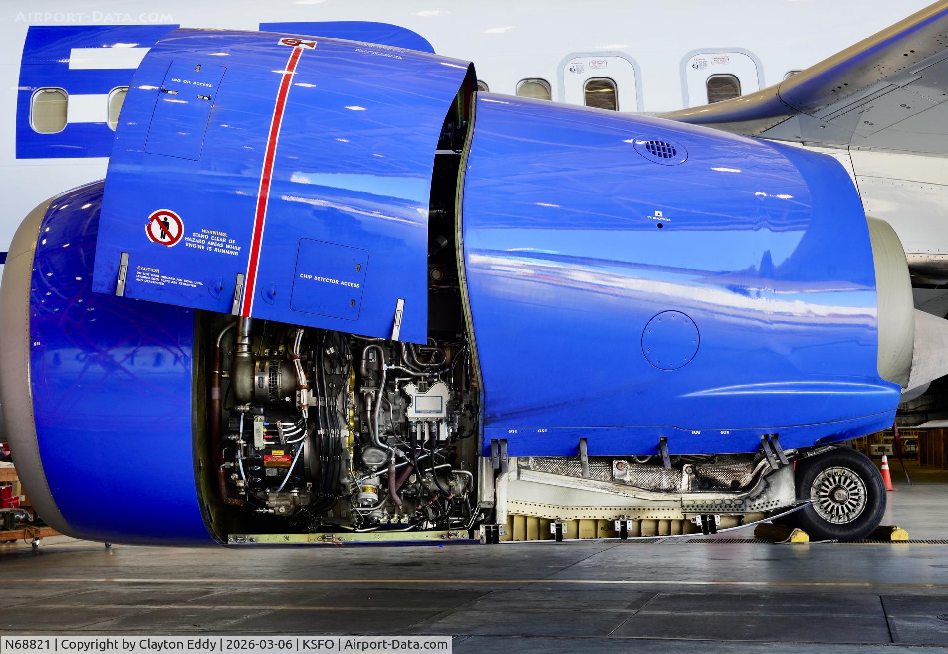 N68821, 2014 Boeing 737-924/ER C/N 43535, CFM56 engine SFO 2026