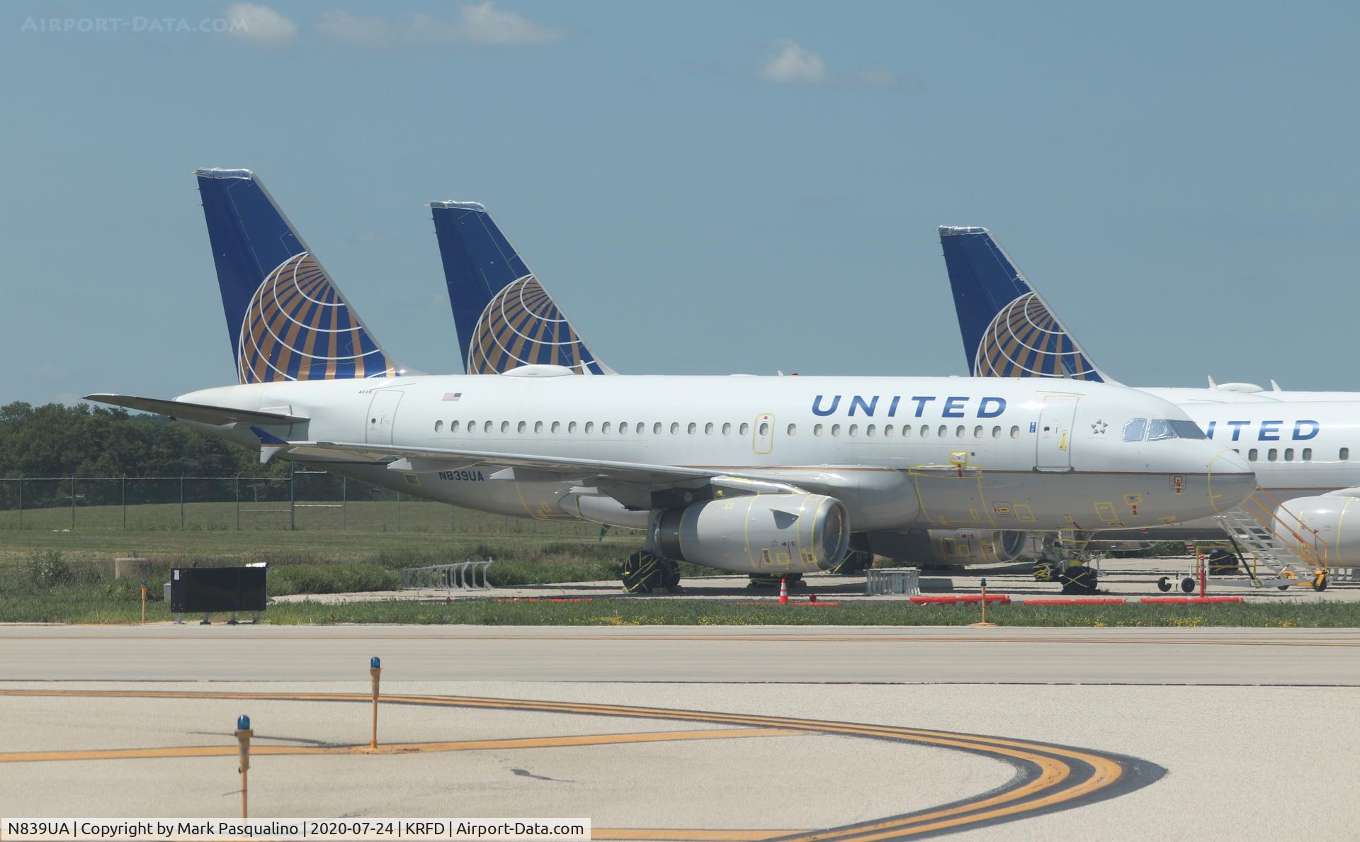 N839UA, 2001 Airbus A319-131 C/N 1507, Airbus A319-131