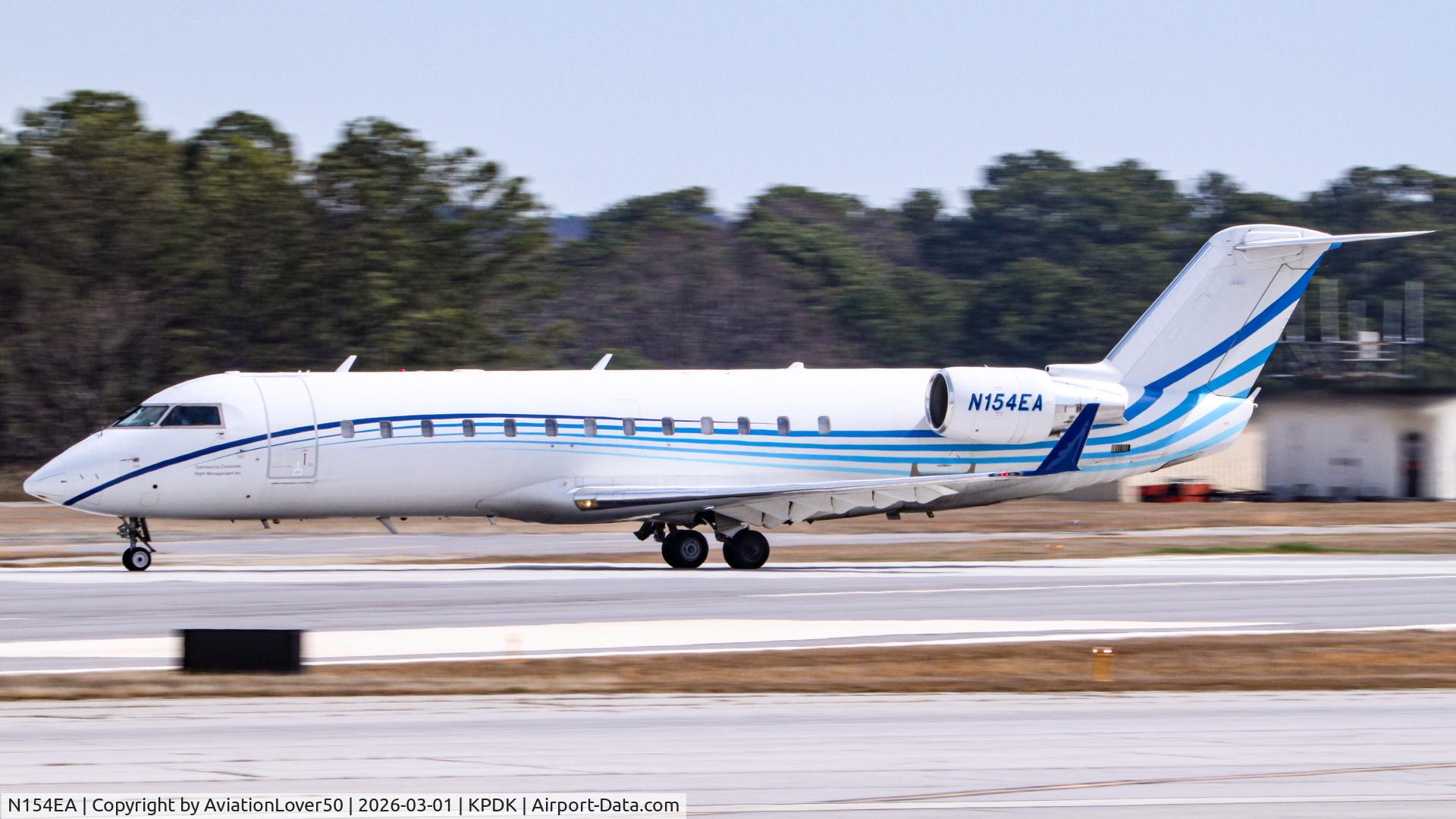 N154EA, 2002 Canadair CRJ-200LR (CL-600-2B19) C/N 7629, Contour CRJ2