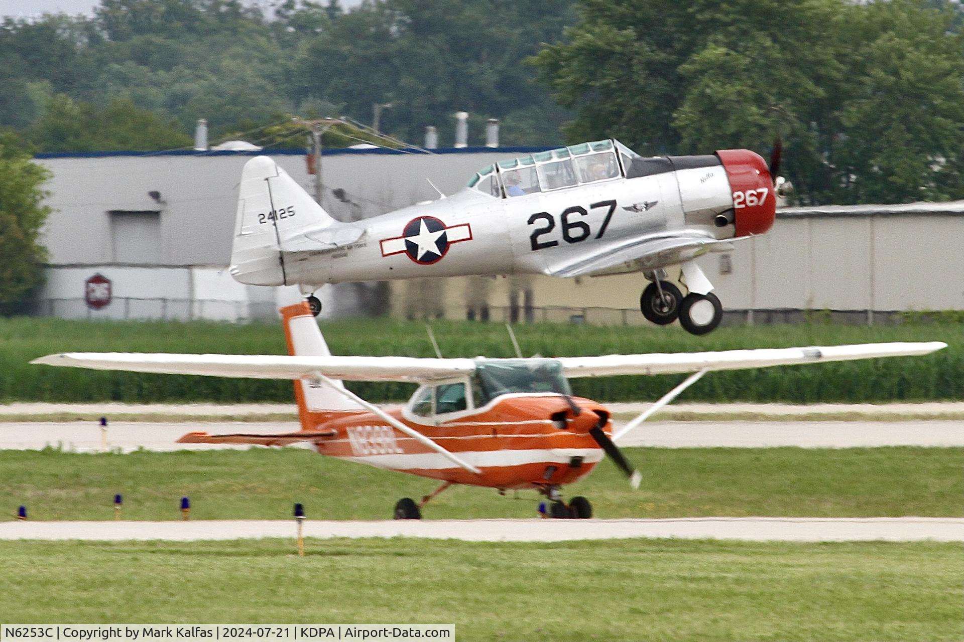 N6253C, North American T-6G Texan C/N 168-47, T6 Olympic Jet Inc North American T-6G Texan N6253C at KDPA