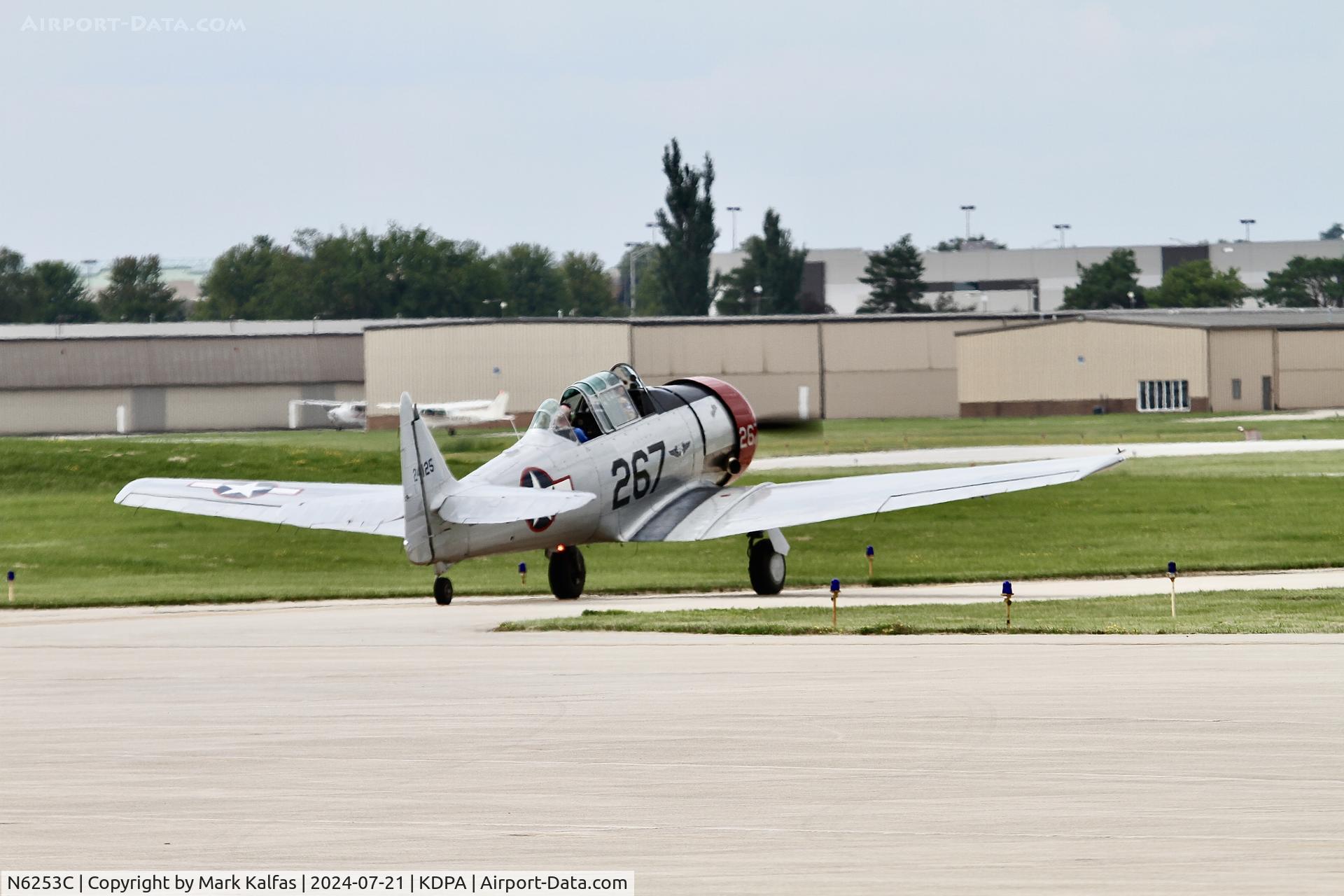 N6253C, North American T-6G Texan C/N 168-47, T6 Olympic Jet Inc North American T-6G Texan N6253C at KDPA