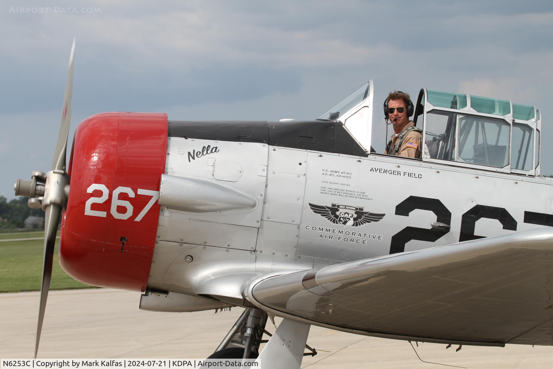 N6253C, North American T-6G Texan C/N 168-47, T6 Olympic Jet Inc North American T-6G Texan N6253C at KDPA