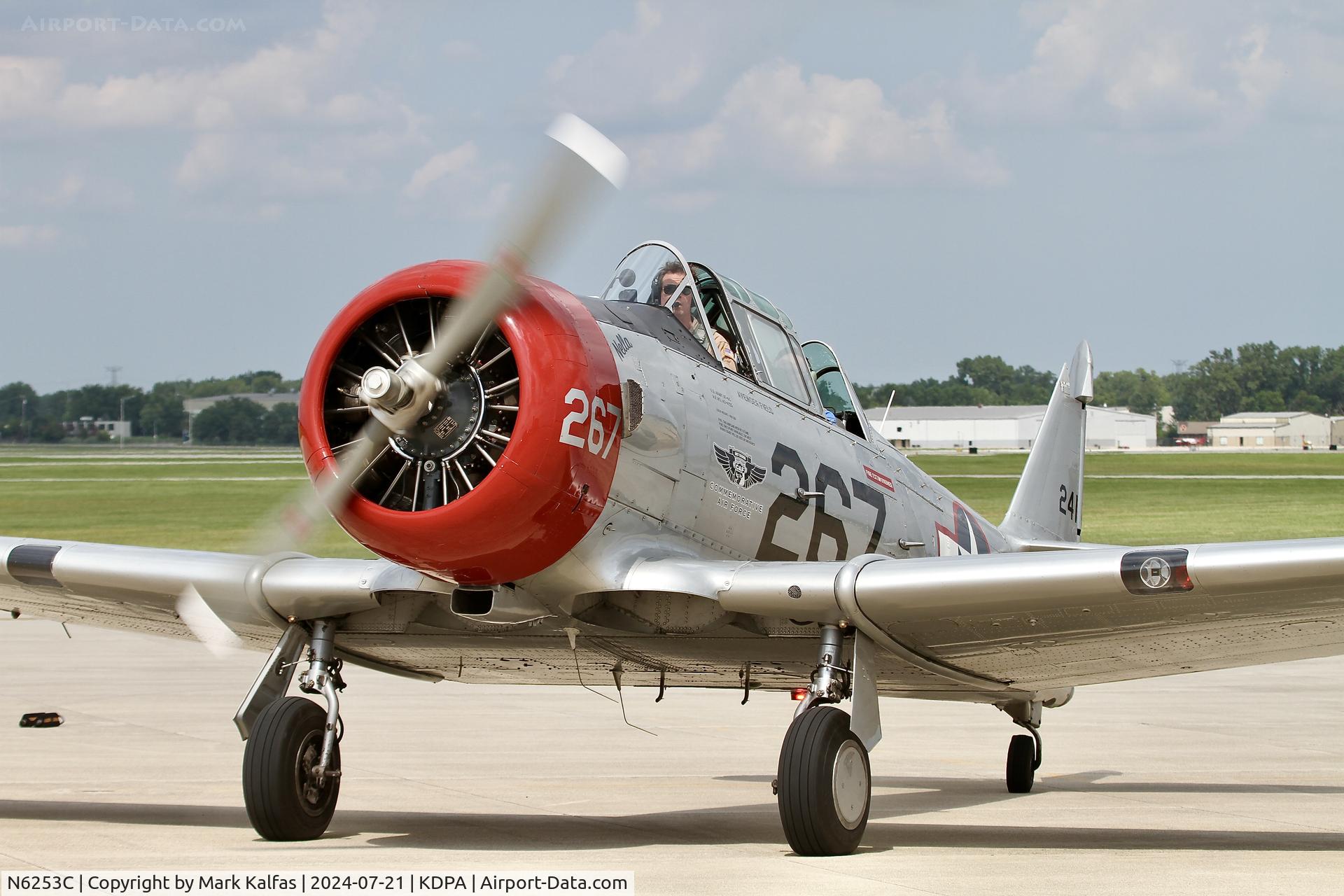 N6253C, North American T-6G Texan C/N 168-47, T6 Olympic Jet Inc North American T-6G Texan N6253C at KDPA