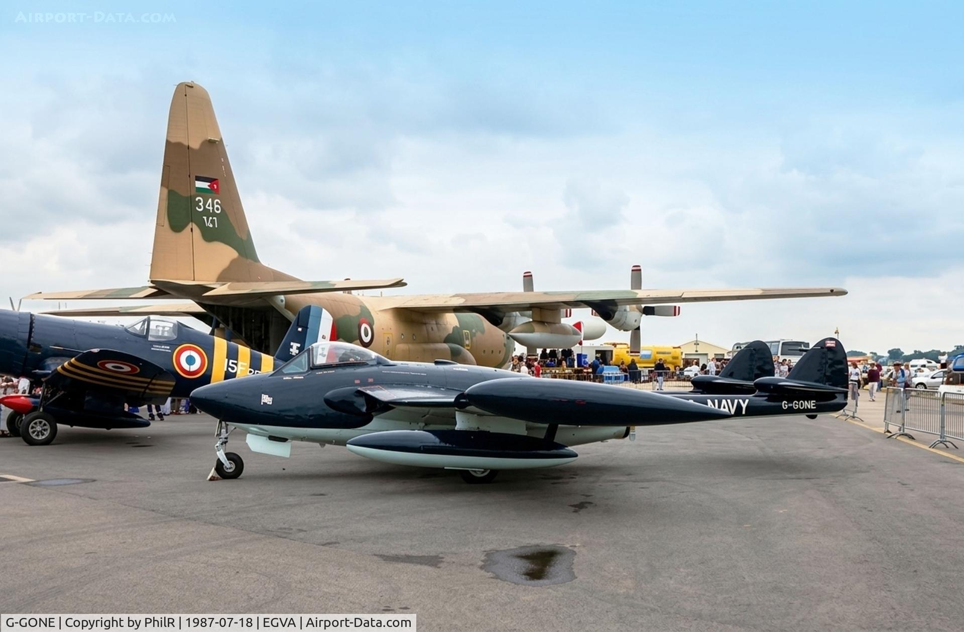 G-GONE, 1954 De Havilland (F+W Emmen) DH-112 Venom FB.50 C/N 752, WR470 (G-GONE) 1954 DH112 Venom FB1 IAT 07.87.jpg