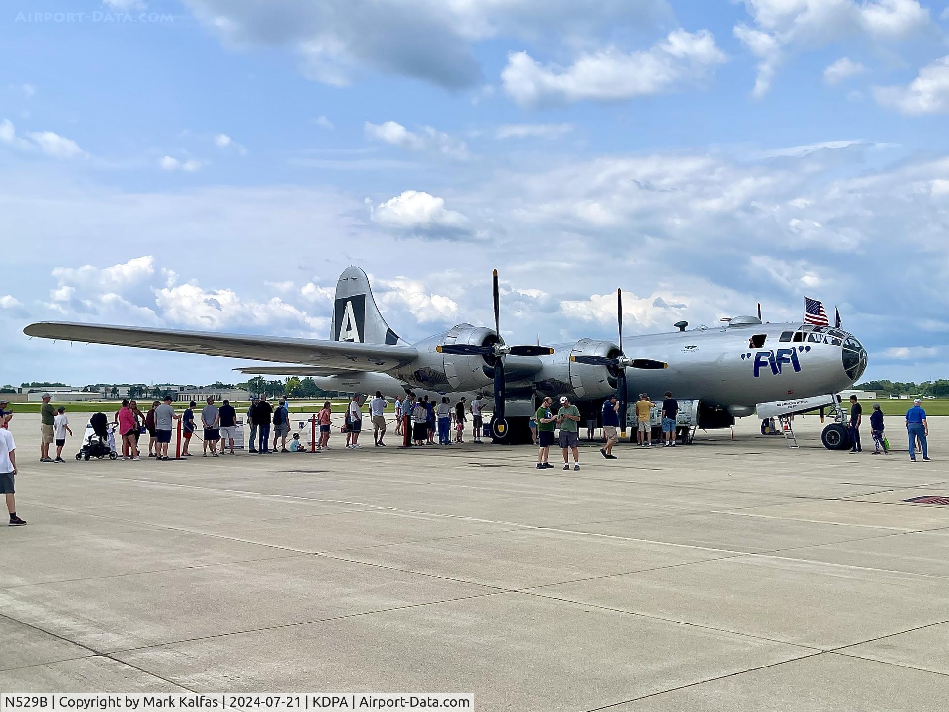 N529B, 1944 Boeing B-29A-60-BN Superfortress C/N 11547, B29 AMERICAN AIRPOWER HERITAGE FLY MUSEU Boeing B-29A-60-BN Superfortress N529B at KDPA