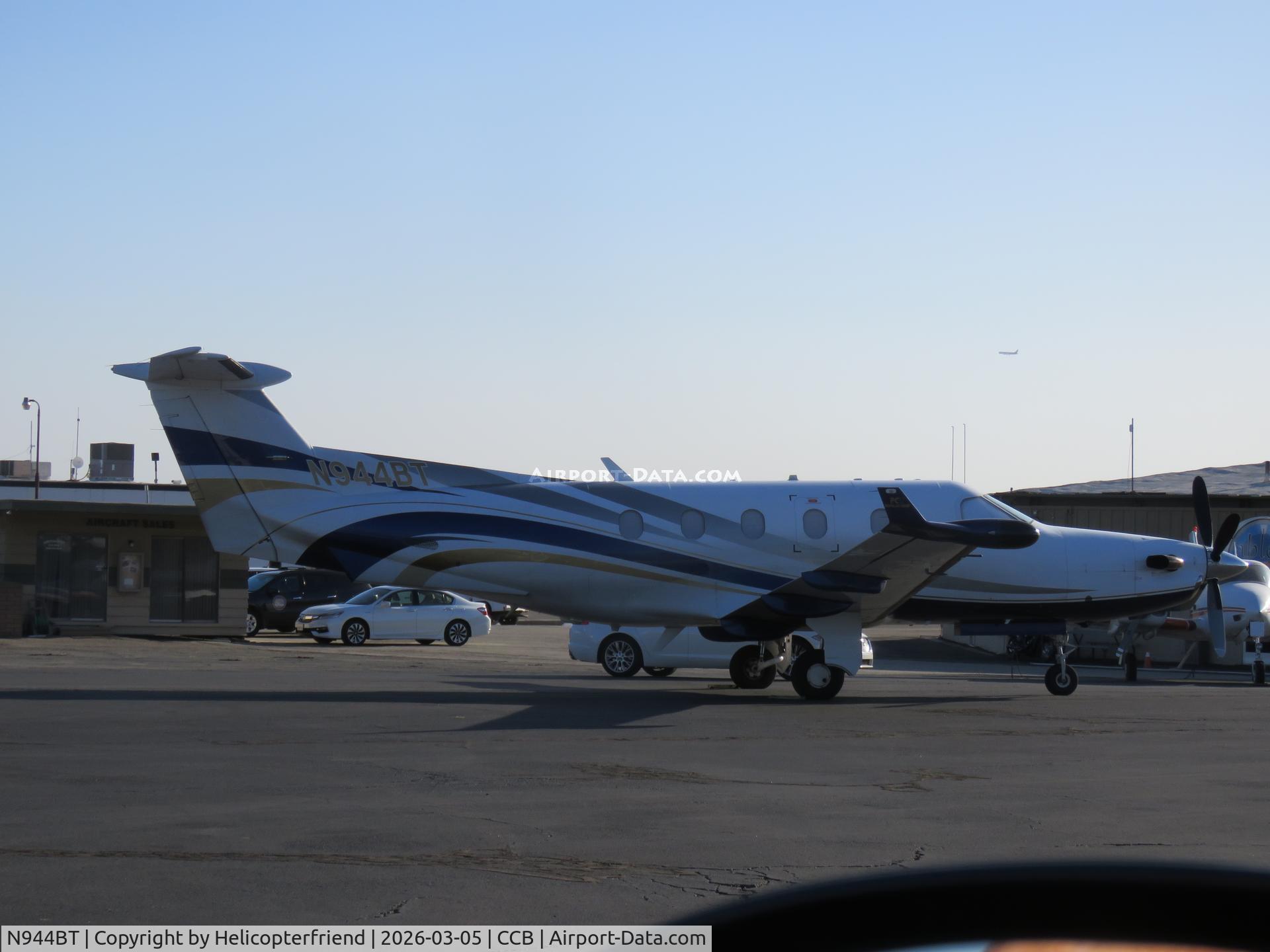 N944BT, 2002 Pilatus PC-12/45 C/N 468, Parked by Admin Bldg
