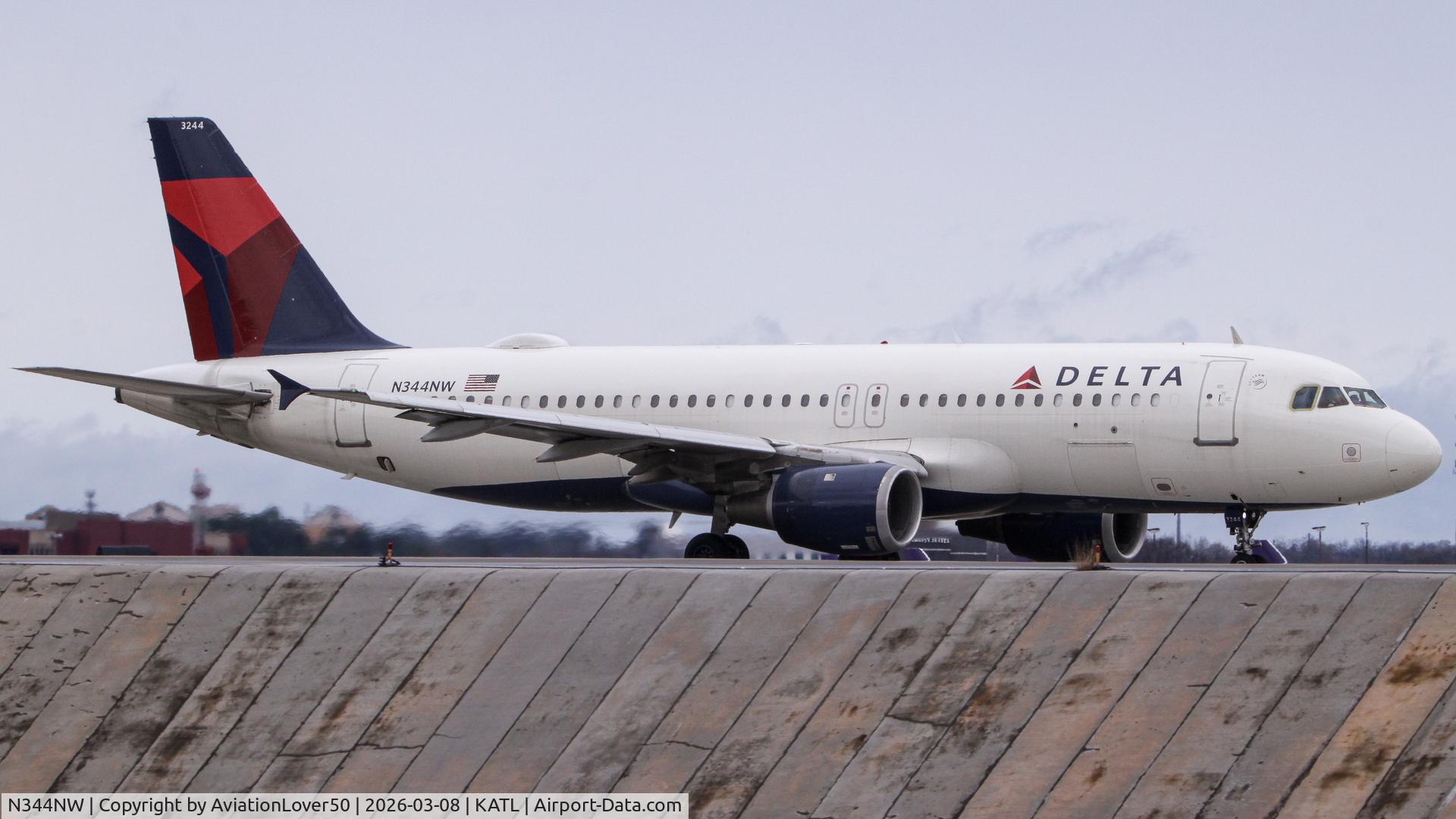 N344NW, 1993 Airbus A320-212 C/N 388, Delta A320