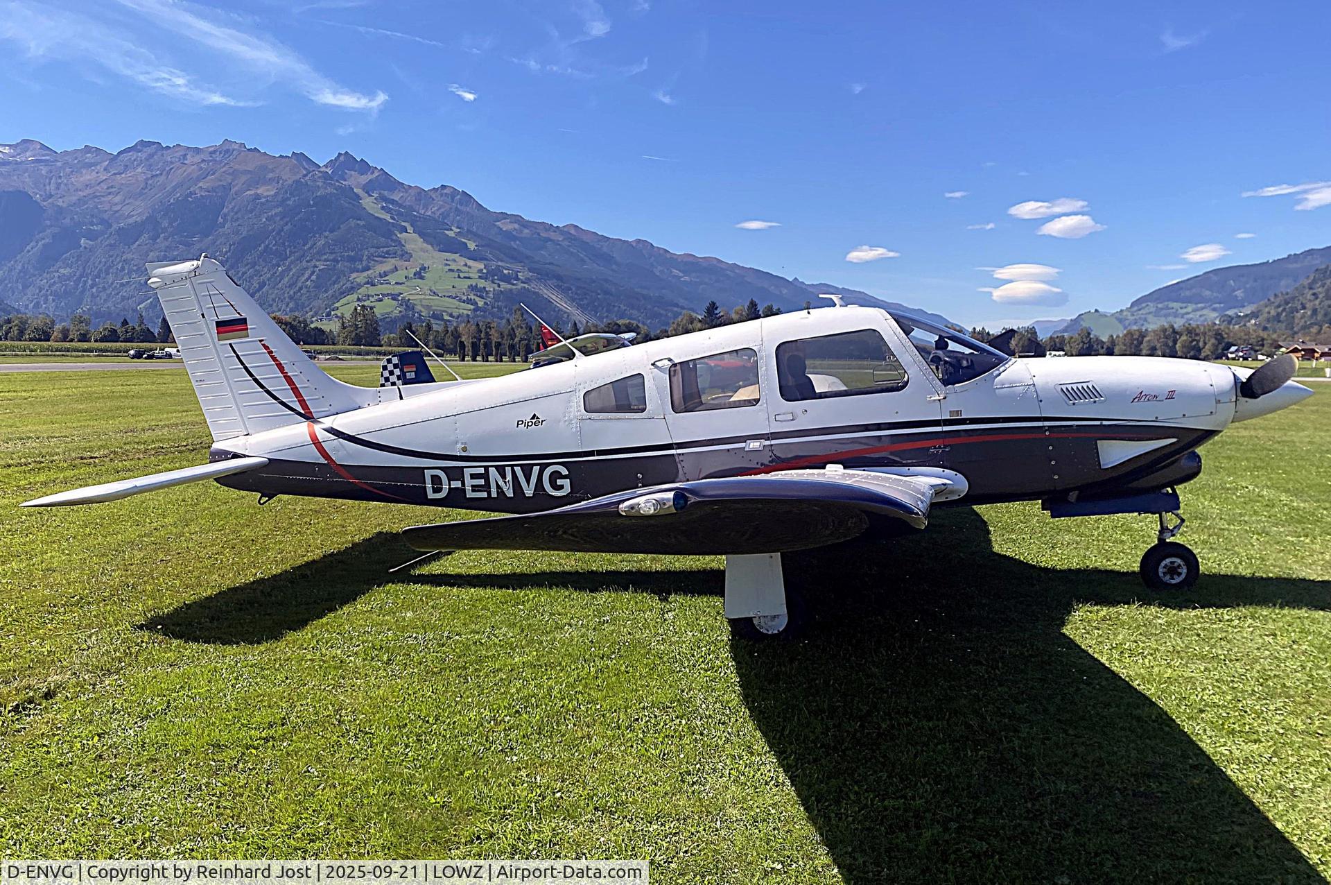 D-ENVG, Piper PA-28R-201T Cherokee Arrow III C/N 28R-7803071, Turbo Arrow III at Zell am See, Austria
