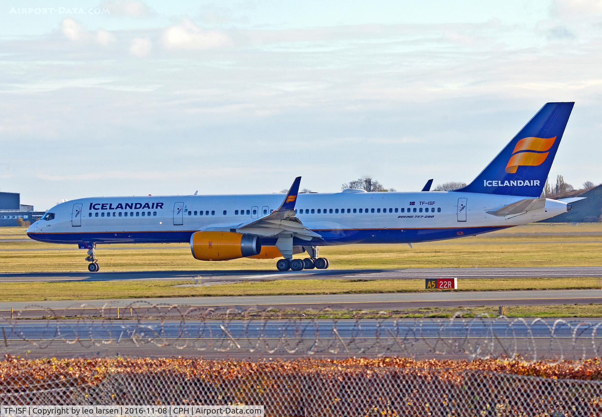 TF-ISF, 1991 Boeing 757-223 C/N 24595, Copenhagen 8.11.2016