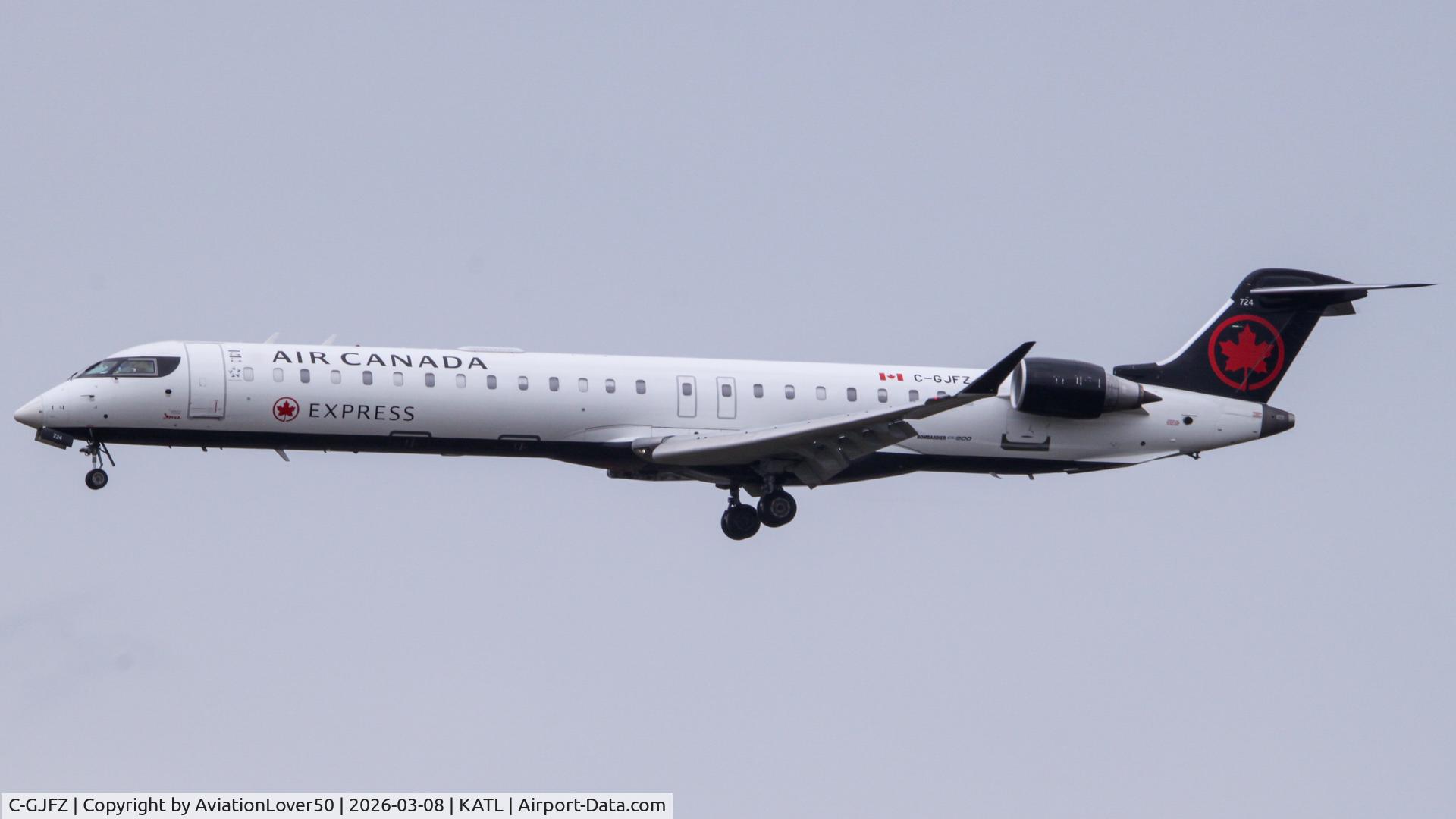 C-GJFZ, 2020 Bombardier CRJ-900LR (CL-600-2D24) C/N 15488, Air Canada Jazz CRJ9