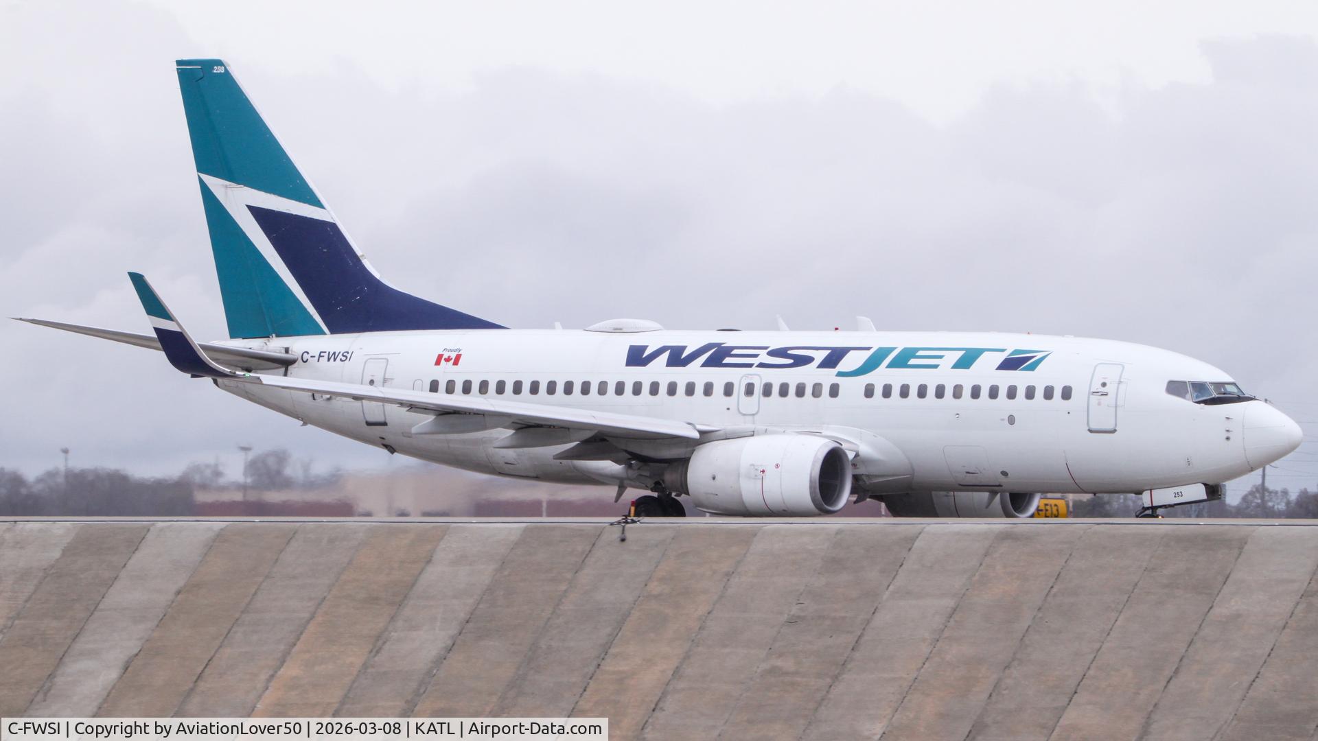 C-FWSI, 2009 Boeing 737-7CT C/N 36691, WestJet 737
