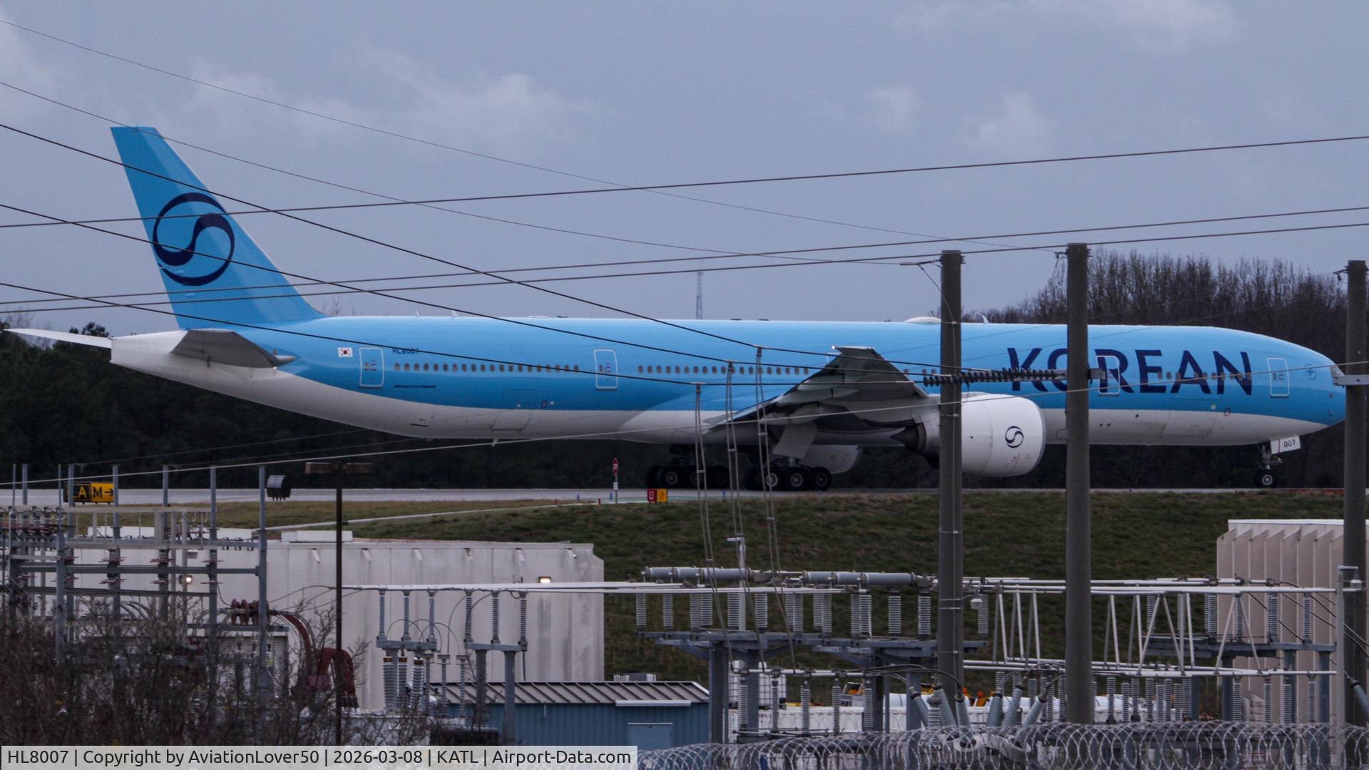 HL8007, 2015 Boeing B777-3B5(ER) C/N 43815, Korean 773