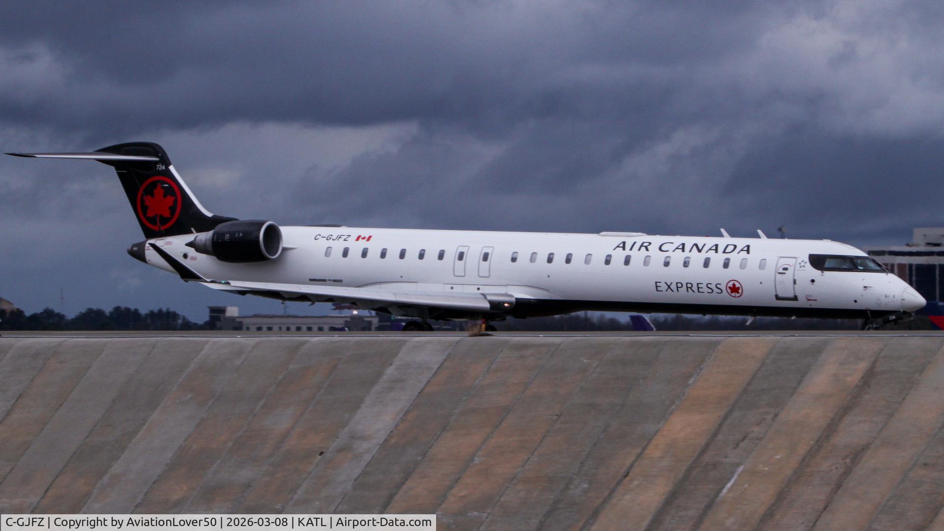 C-GJFZ, 2020 Bombardier CRJ-900LR (CL-600-2D24) C/N 15488, Air Canada Jazz CRJ9