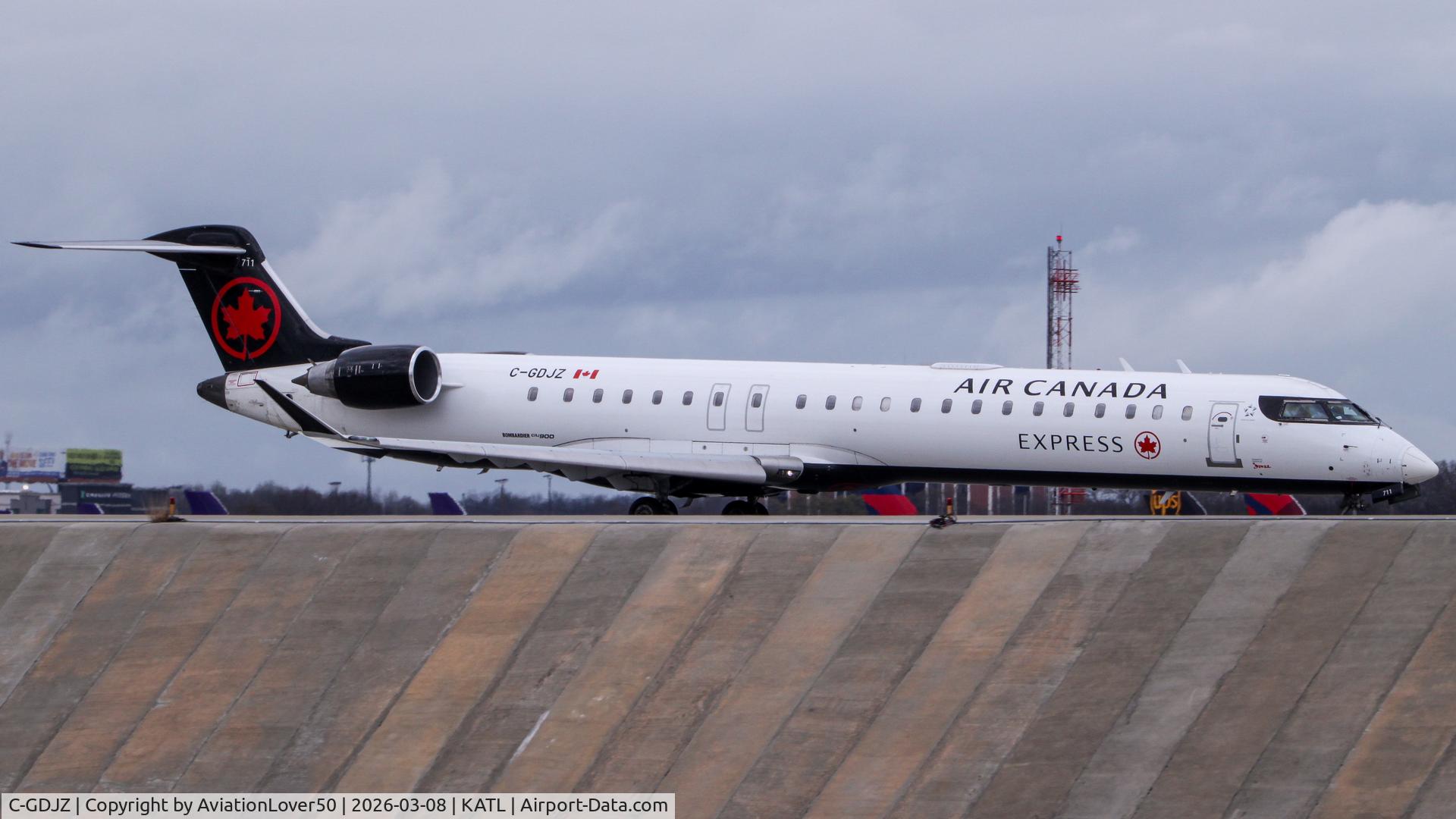 C-GDJZ, 2005 Canadair CRJ-705ER (CL-600-2D15) Regional Jet C/N 15049, Air Canada Jazz CRJ9