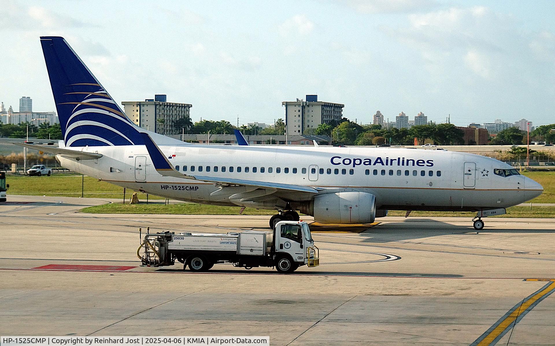 HP-1525CMP, 2004 Boeing 737-7V3 C/N 33706, With new-style titles at Miami International, Florida