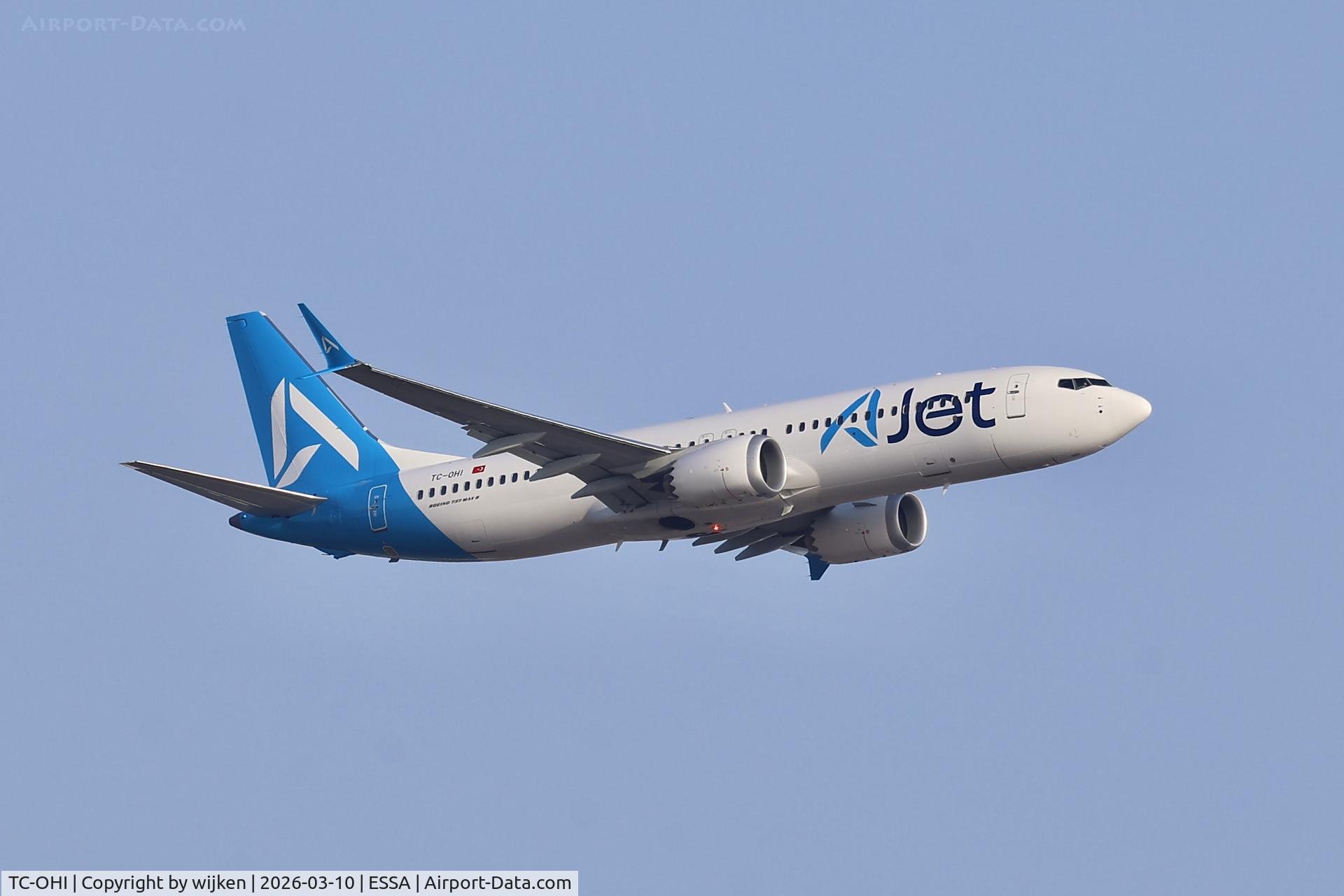 TC-OHI, 2025 Boeing 737-8 MAX C/N 66763, Rwy 19R