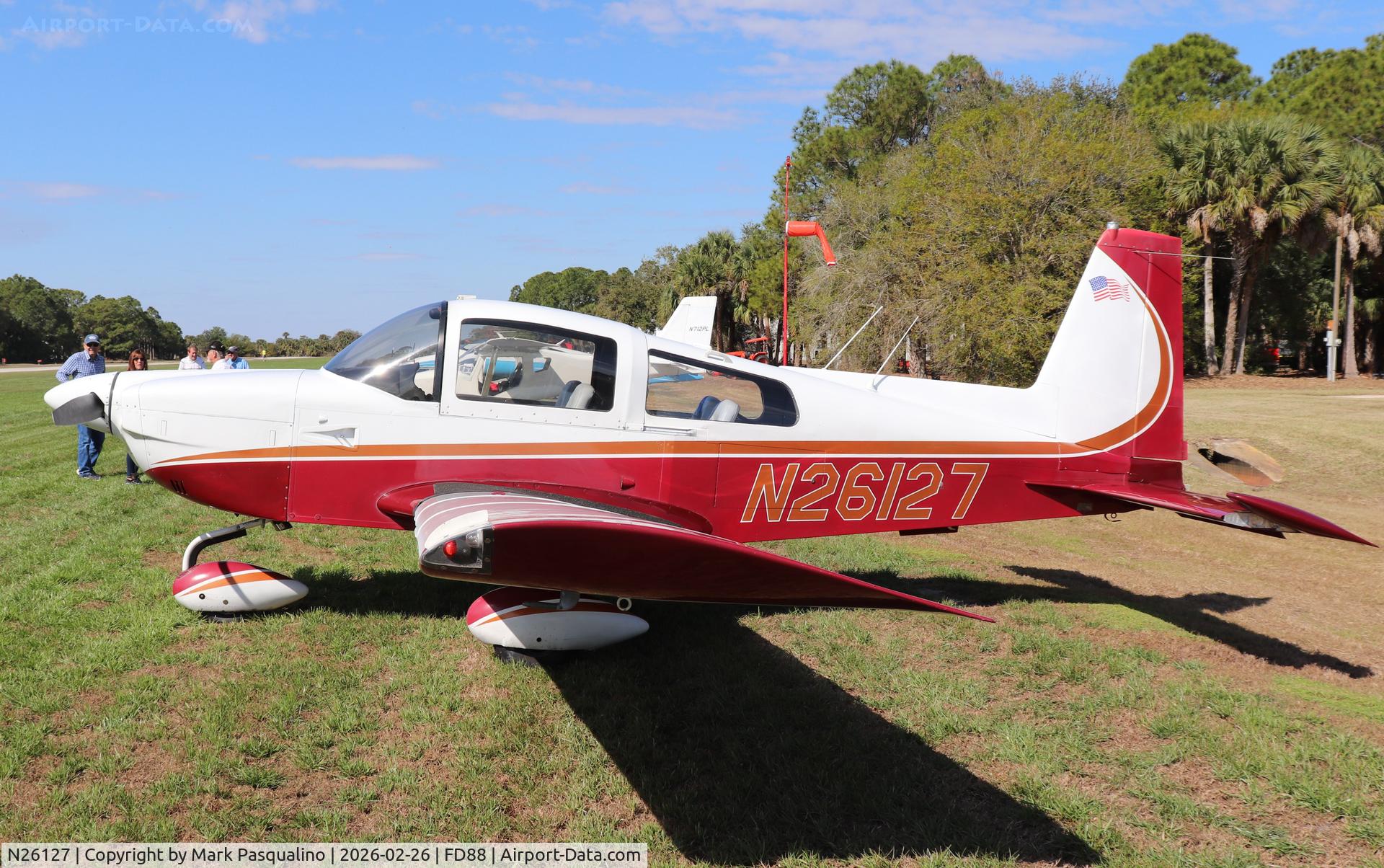 N26127, 1977 Grumman American AA-5A Cheetah C/N AA5A0446, Grumman American AA-5A