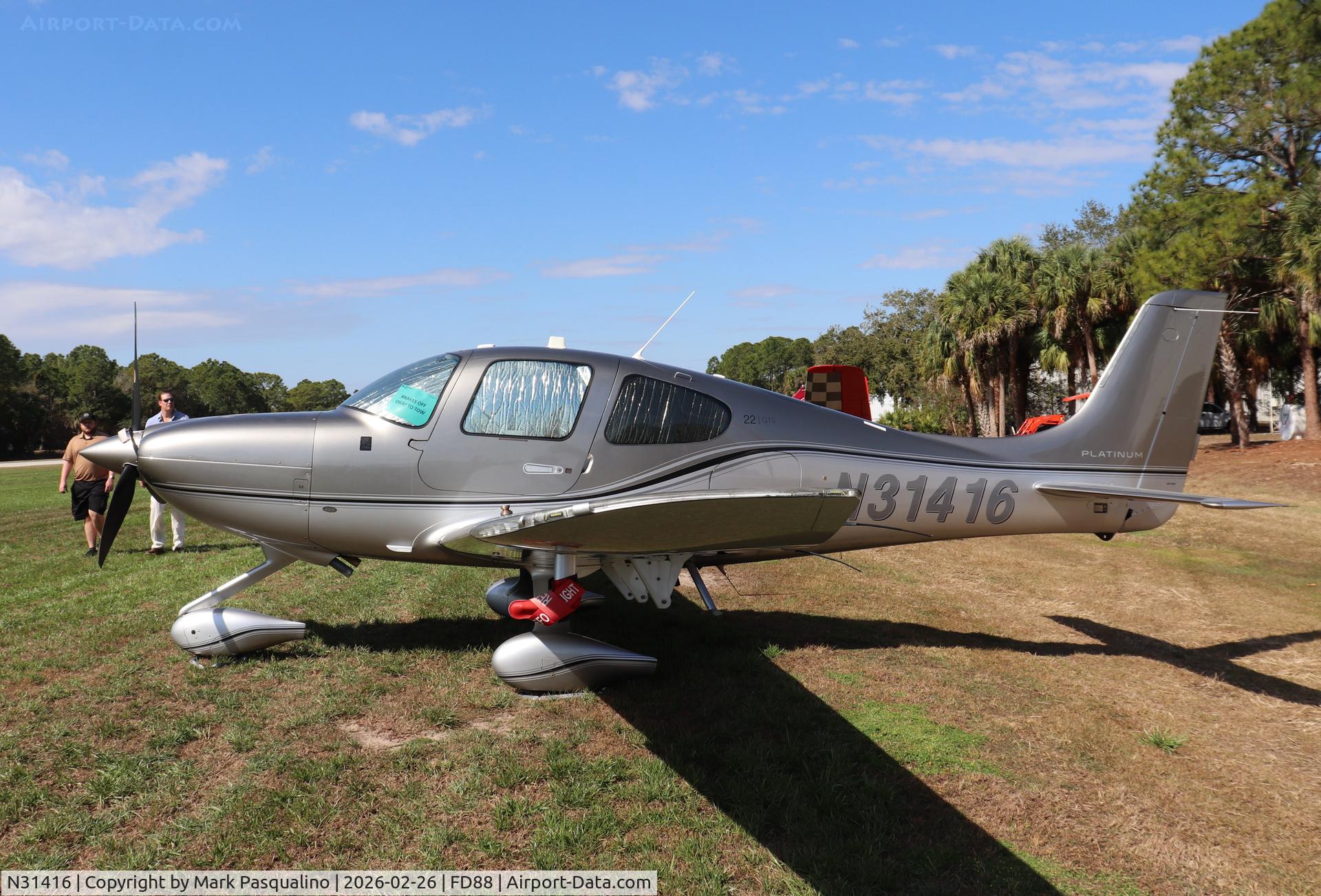 N31416, 2018 Cirrus SR22 C/N 4665, Cirrus SR22