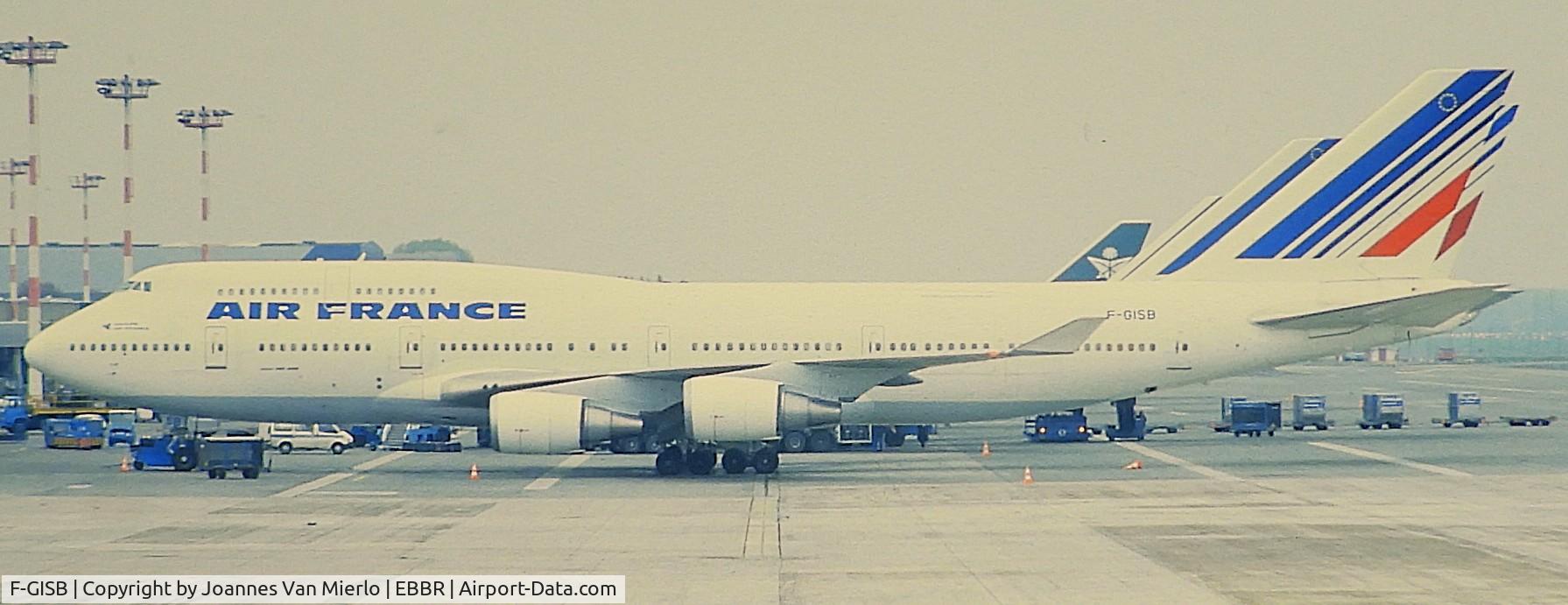 F-GISB, 1991 Boeing 747-428M(BCF) C/N 25302, ex-slide