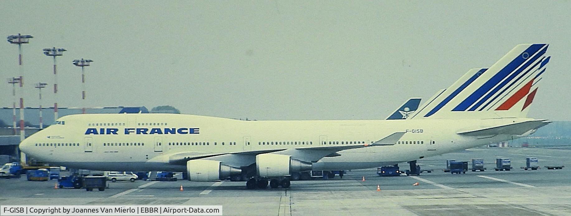 F-GISB, 1991 Boeing 747-428M(BCF) C/N 25302, ex-slide
