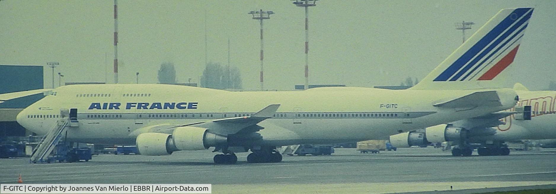 F-GITC, 1991 Boeing 747-428 C/N 25344, ex-slide