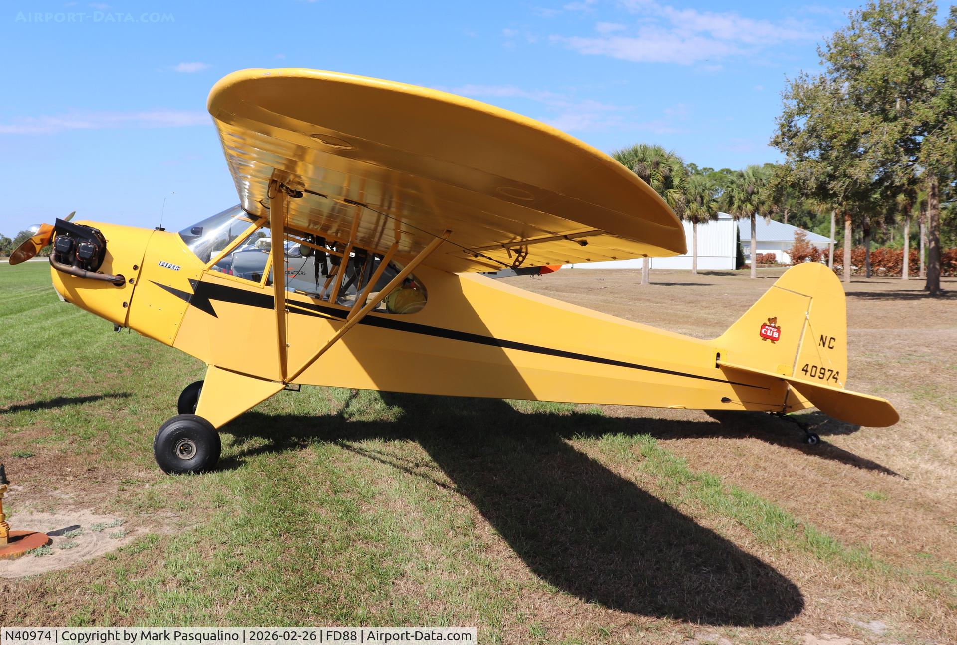 N40974, 1941 Piper J3C-65 Cub C/N 7650, Piper J3C-65