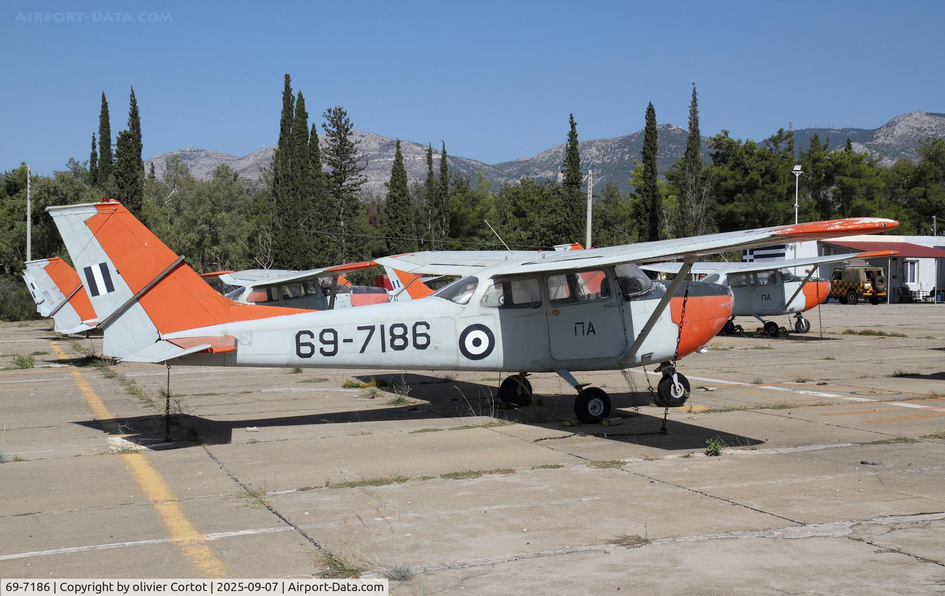 69-7186, 1969 Cessna T-41D Mescalero C/N R172-0371, tatoi air museum