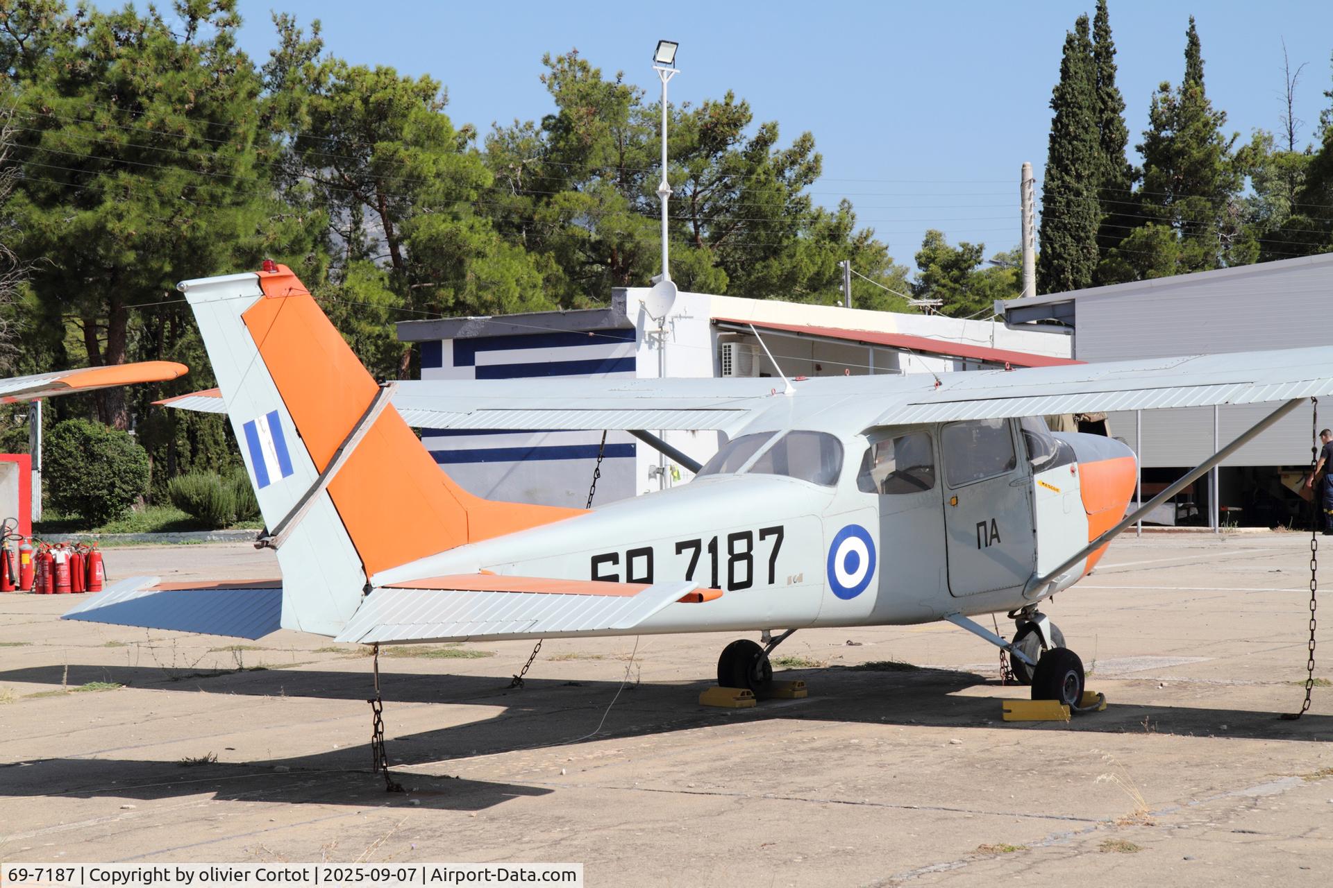 69-7187, 1969 Cessna T-41D Mescalero C/N R172-0372, Tatoi air museum