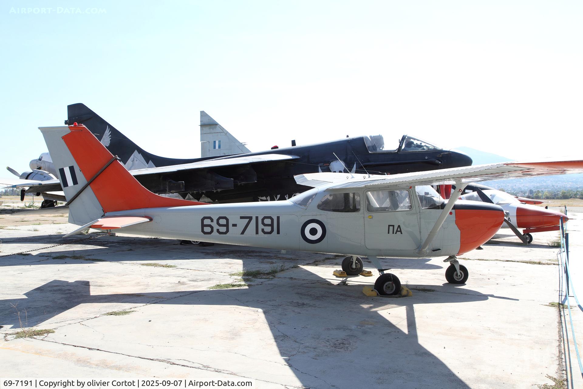 69-7191, 1969 Cessna T-41D Mescalero C/N R172-0376, tatoi air museum