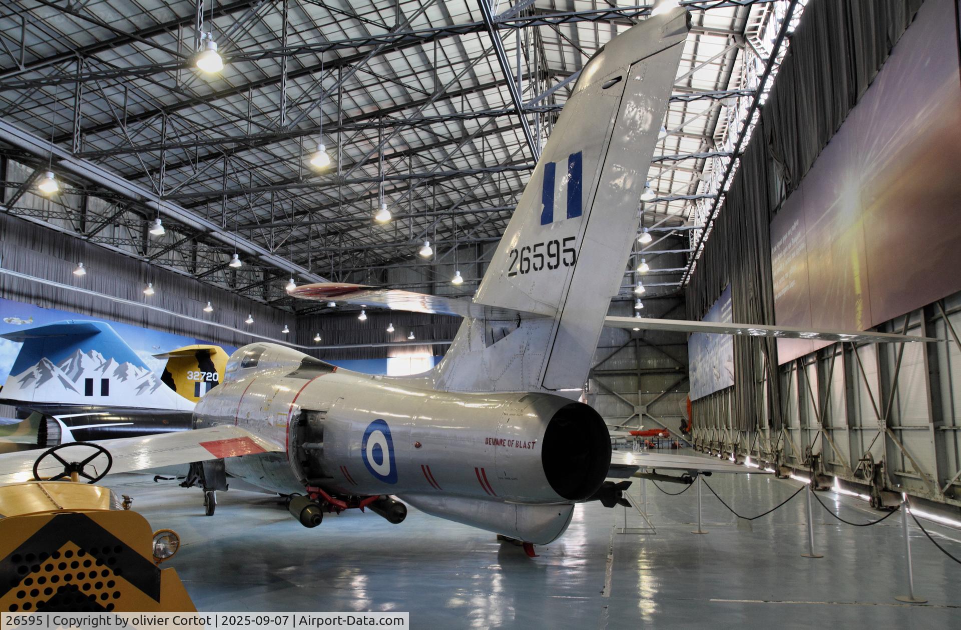 26595, Republic F-84F Thunderstreak C/N 52-6595, Tatoi air museum