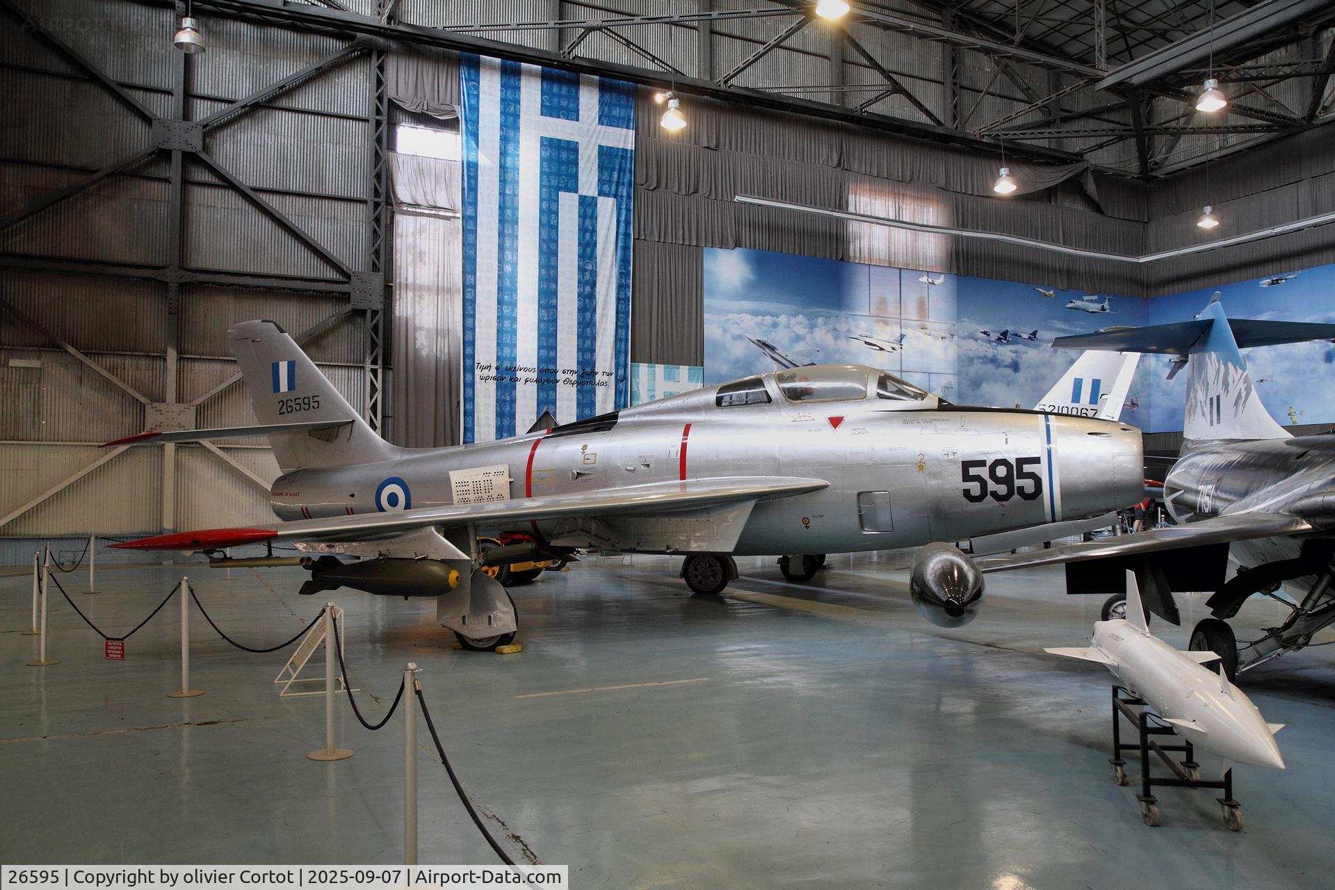 26595, Republic F-84F Thunderstreak C/N 52-6595, Tatoi air museum