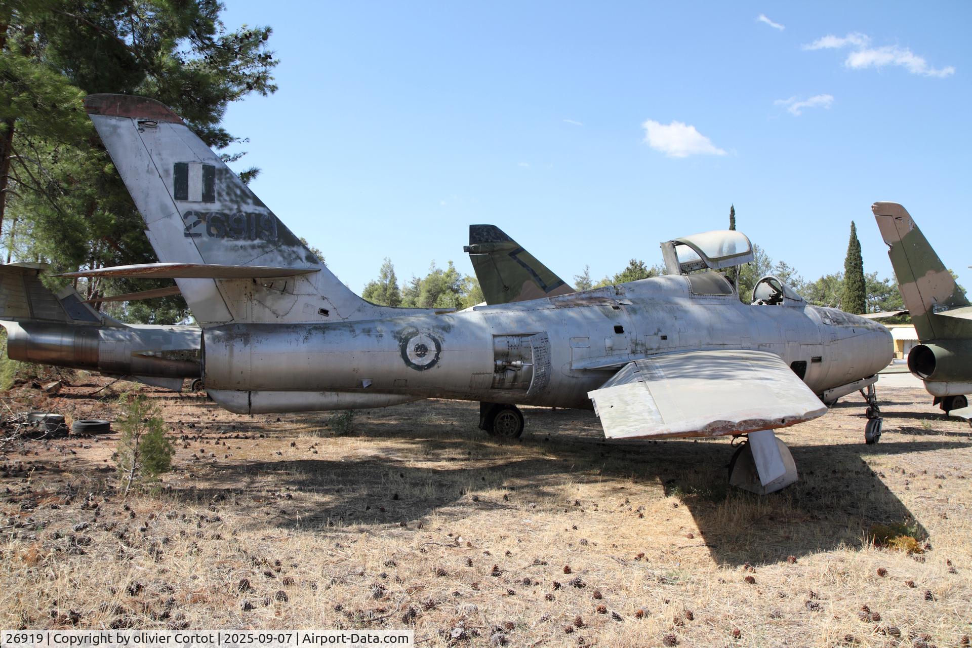 26919, 1952 Republic F-84F Thunderstreak C/N 52-6919, Tatoi air musuem