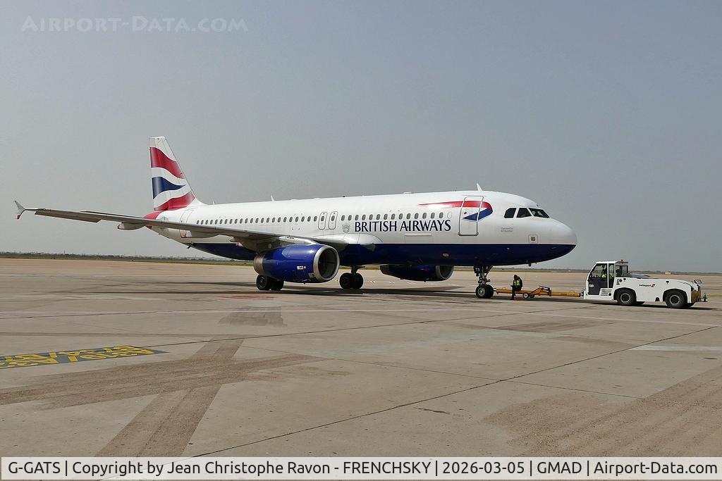 G-GATS, 2002 Airbus A320-214 C/N 1672, BA2809 to London LGW
