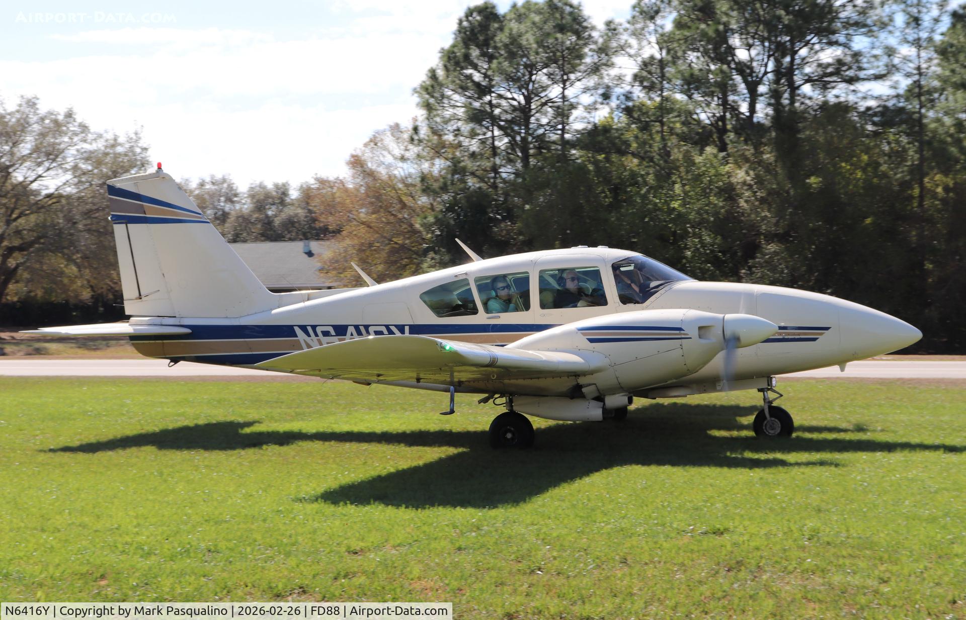 N6416Y, 1967 Piper PA-23-250 C/N 27-3708, Piper PA-23-250