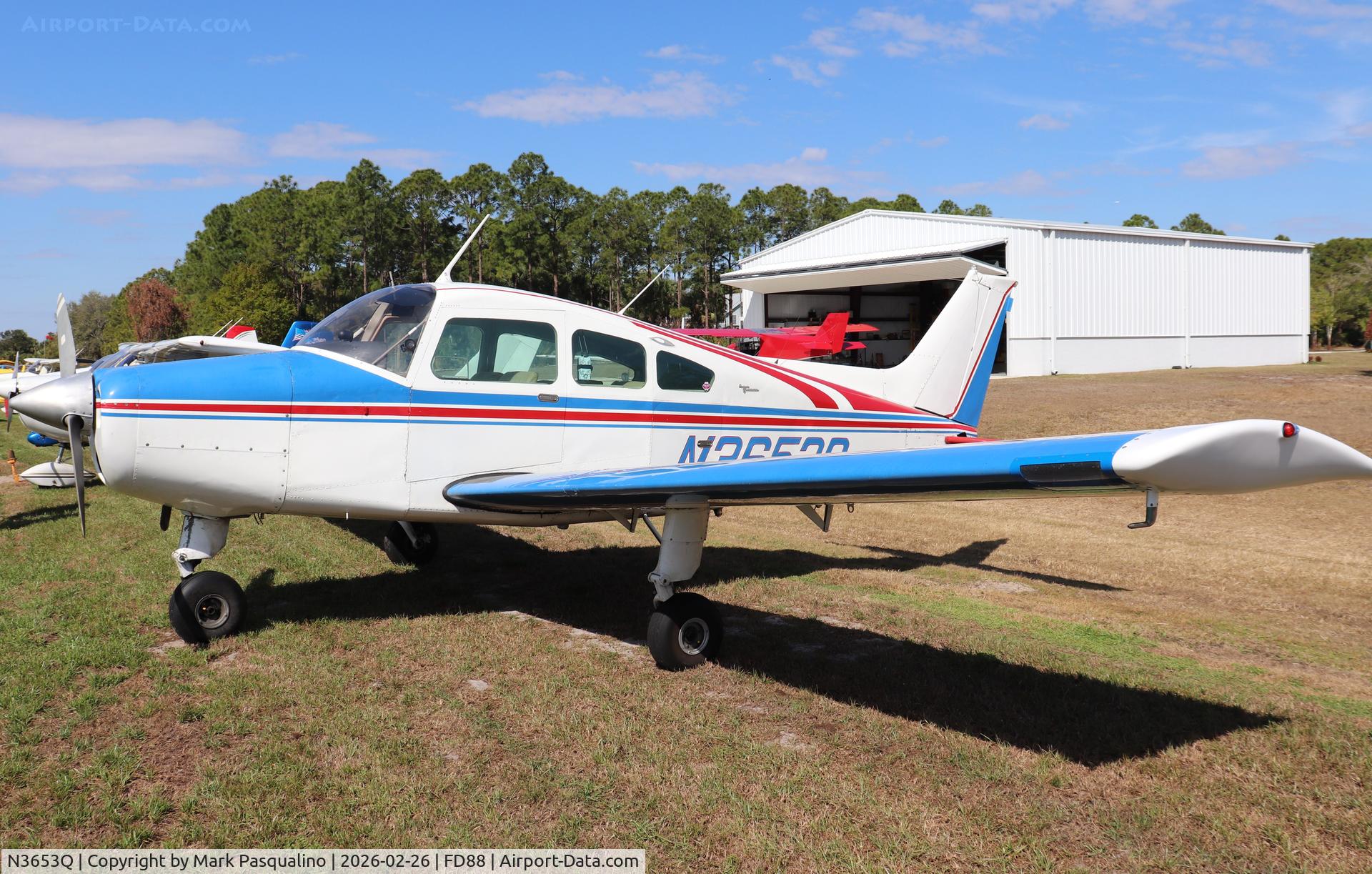 N3653Q, 1967 Beech A23-24 Musketeer Super III C/N MA-240, Beech A23-24