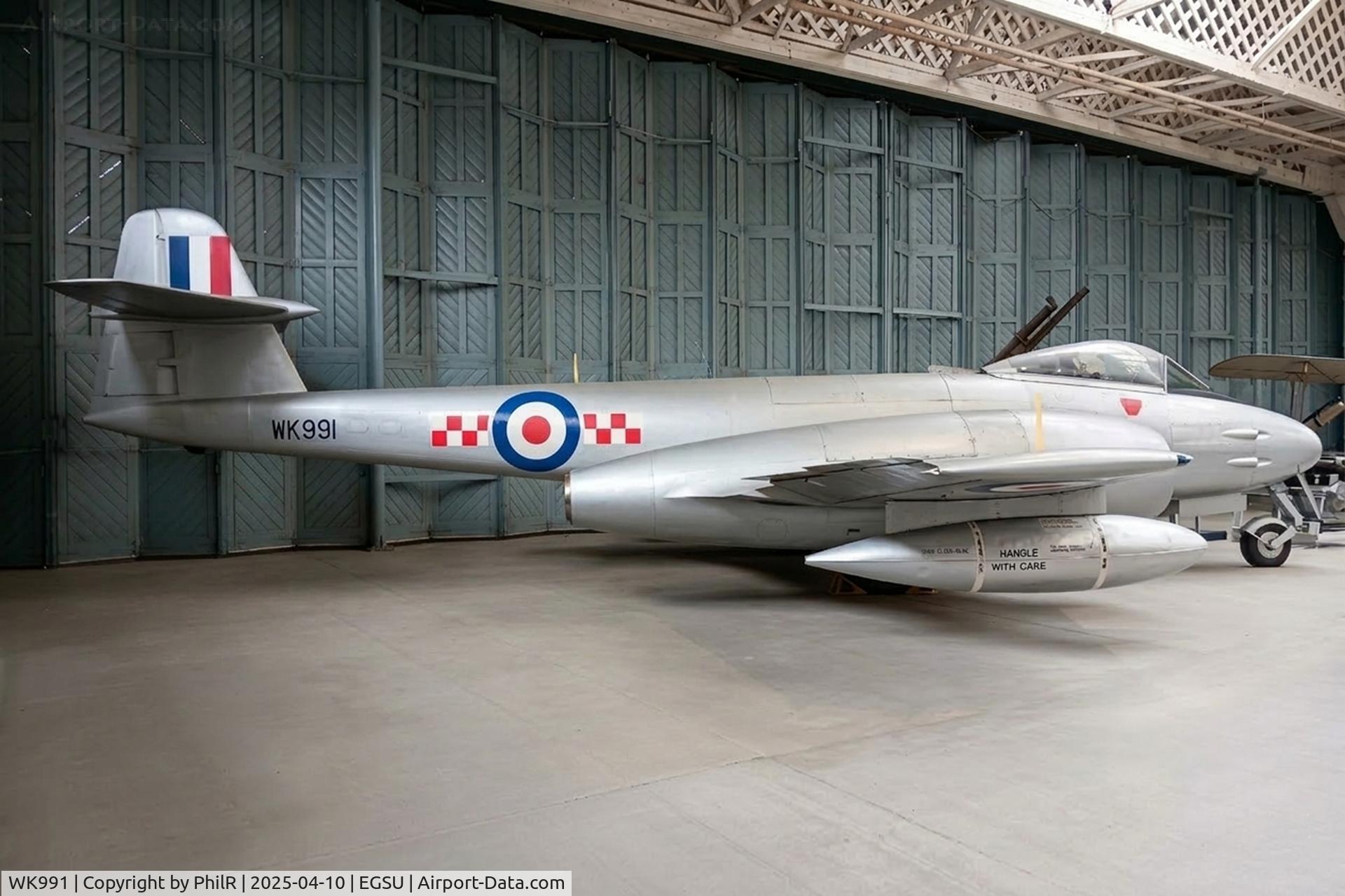 WK991, Gloster Meteor F.8 C/N Not found Wk991, WK991 1953 Gloster Meteor F8 Duxford