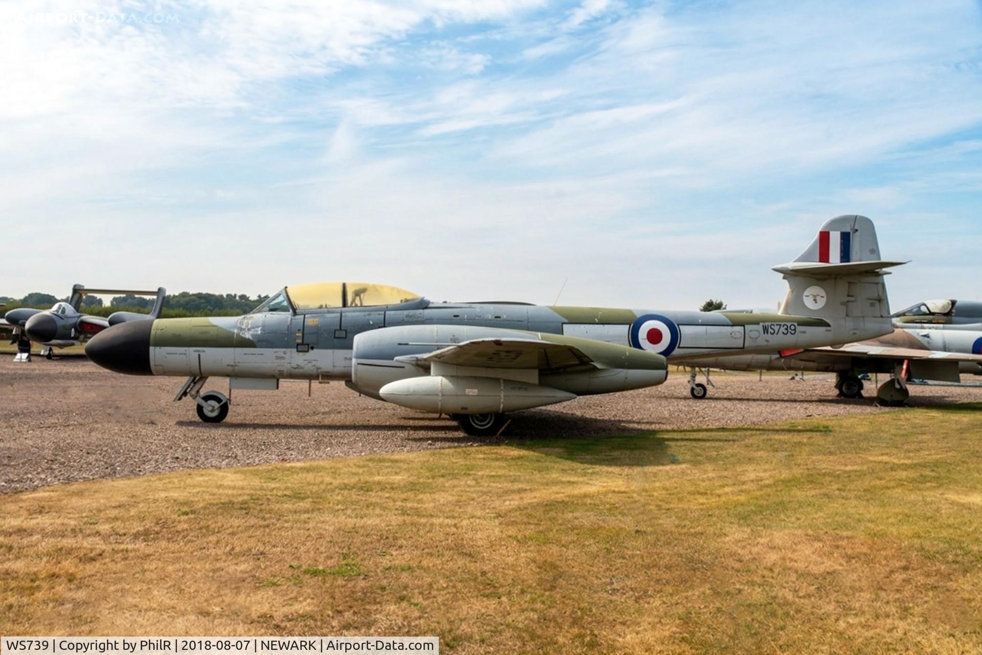 WS739, Gloster Meteor NF(T).14 C/N Not found WS739, WS739 1954 Gloster Meteor NF(T)14 Newark Air Museum