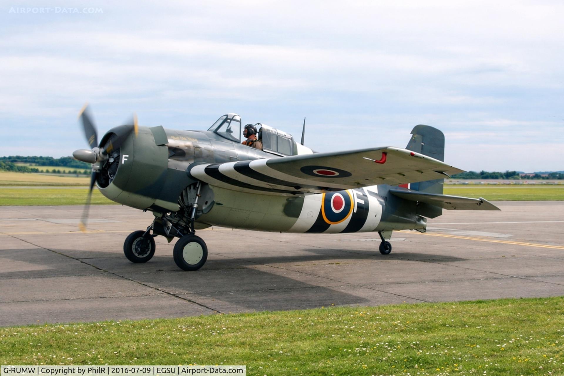 G-RUMW, 1944 General Motors (Grumman) FM-2 Wildcat C/N 5765, JV579 (G-RUMW) 1945 Grumman FM-2 Wildcat RN Flying Legends Duxford
