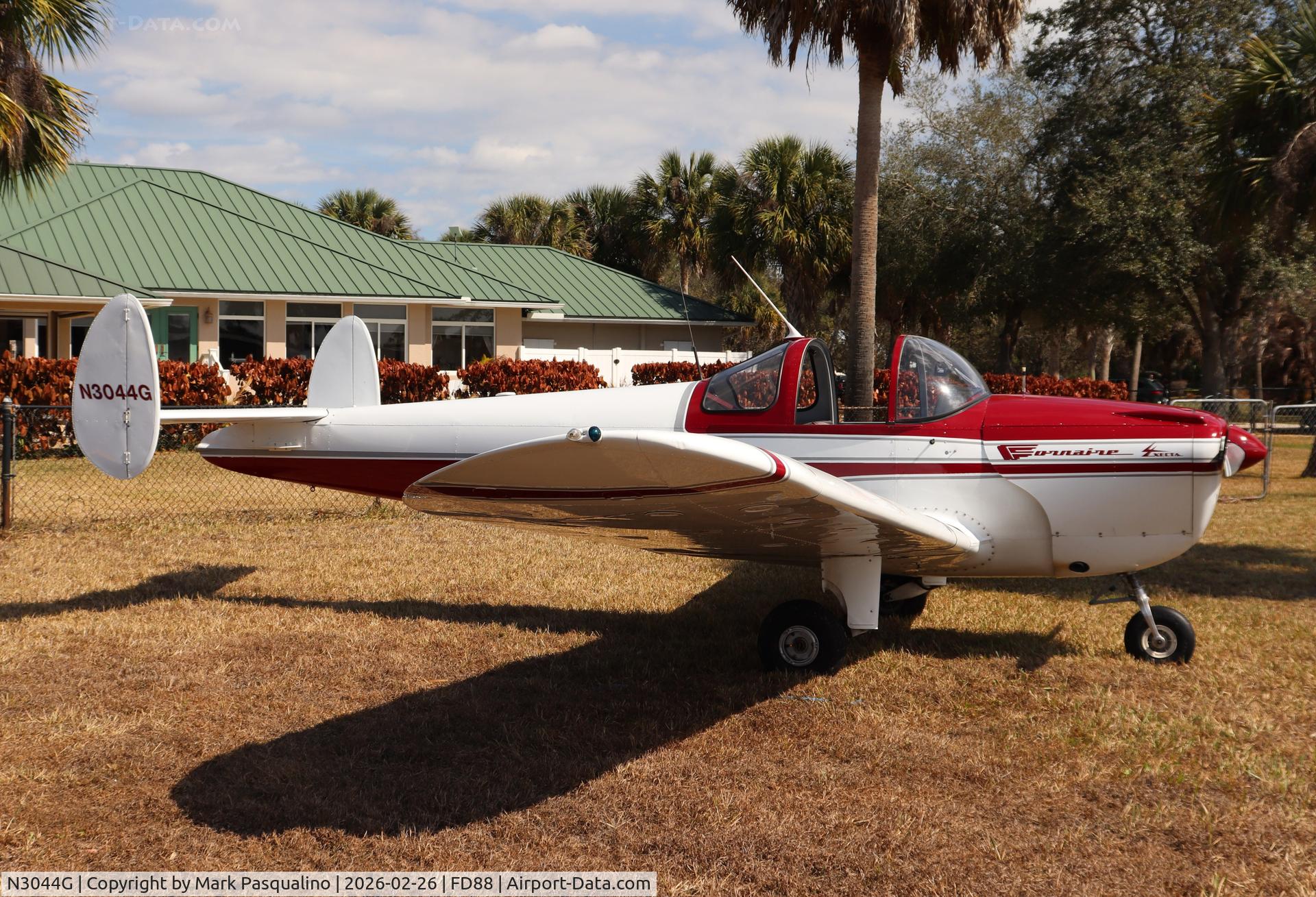 N3044G, 1961 Forney F-1A Aircoupe C/N 5744, Forney F-1A Aircoupe