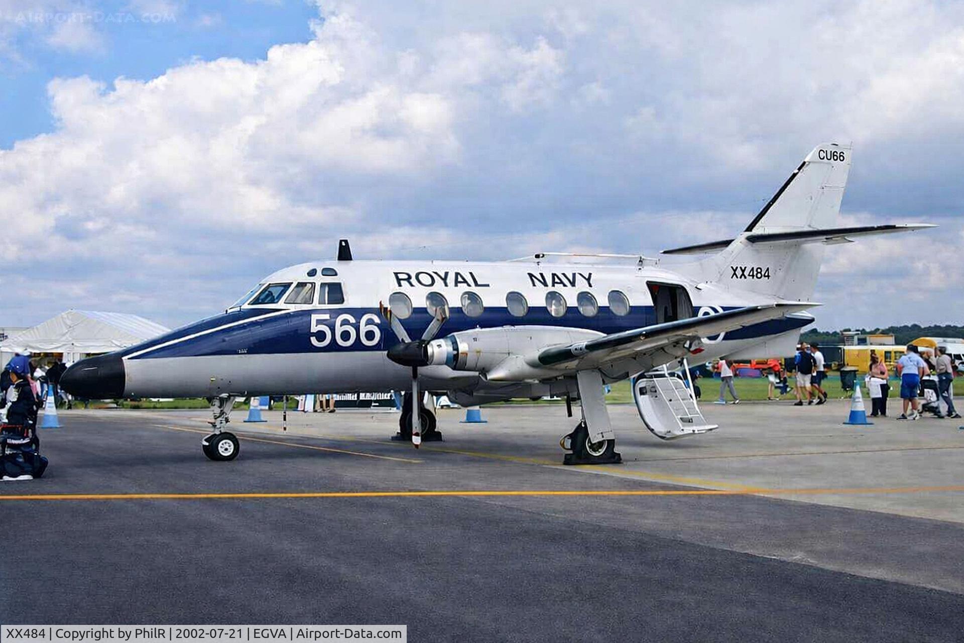 XX484, Scottish Aviation HP-137 Jetstream T.2 C/N 266, XX484 1974 HP Jetstream T2 RN IAT RAF Fairford