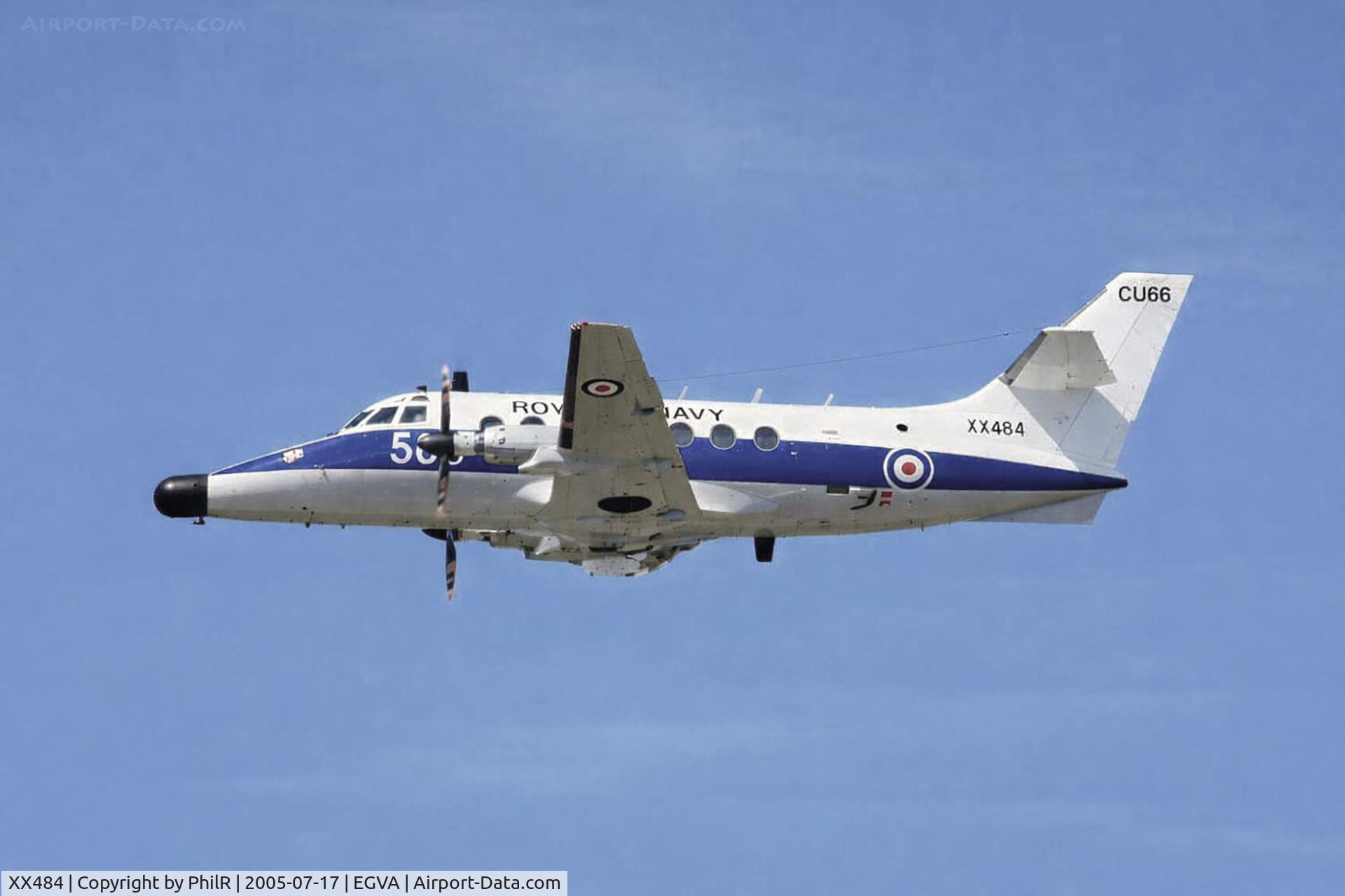 XX484, Scottish Aviation HP-137 Jetstream T.2 C/N 266, XX484 1974 HP Jetstream T2 RN RIAT RAF Fairford