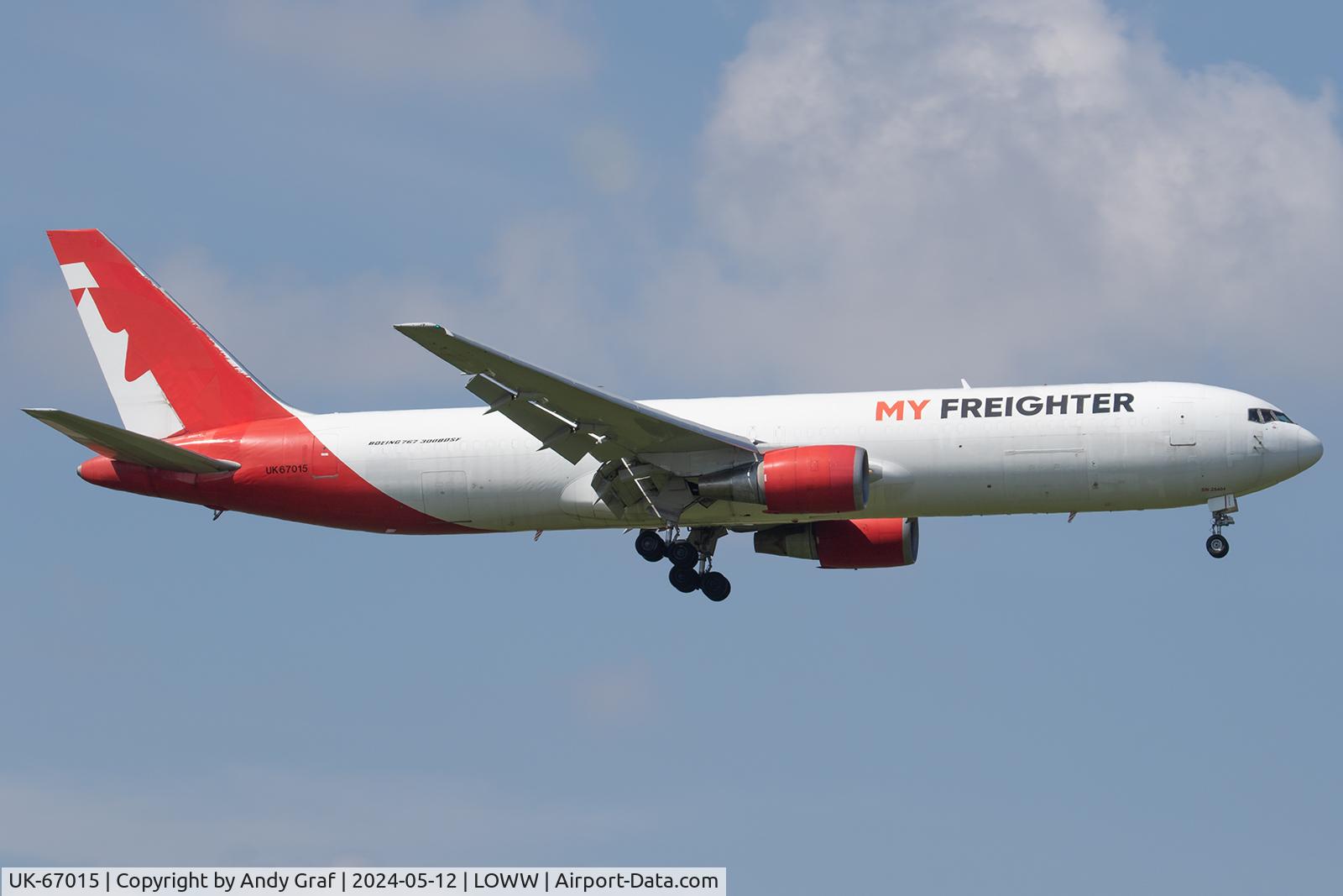 UK-67015, Boeing 767-300F C/N 25404, MyFreighter 767-300F