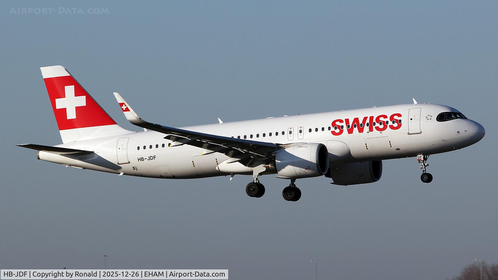 HB-JDF, 2022 Airbus A320-271N C/N 10735, at eham