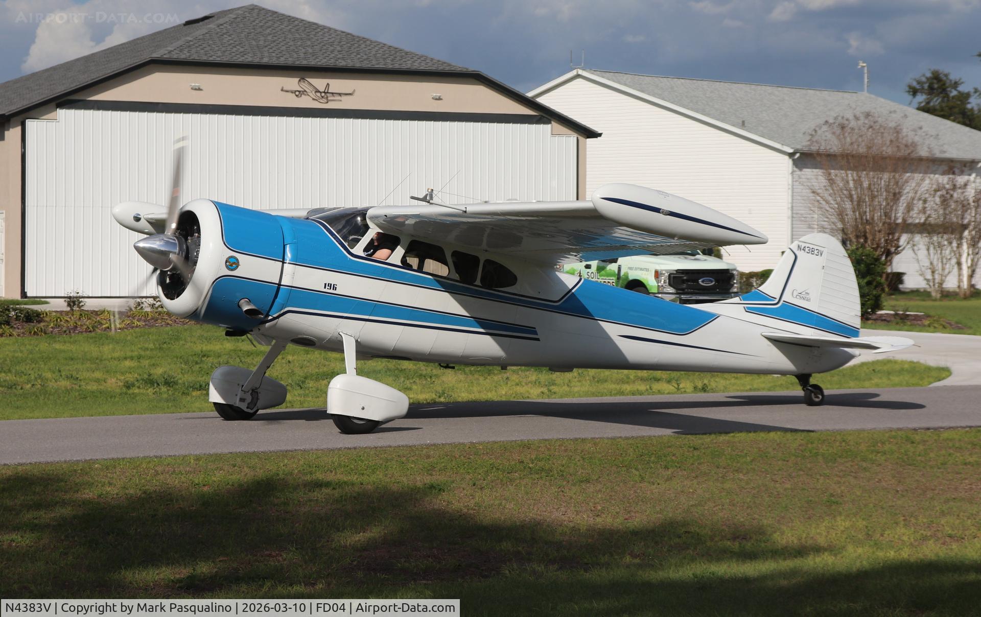 N4383V, 1949 Cessna 195 C/N 7305, Cessna 195