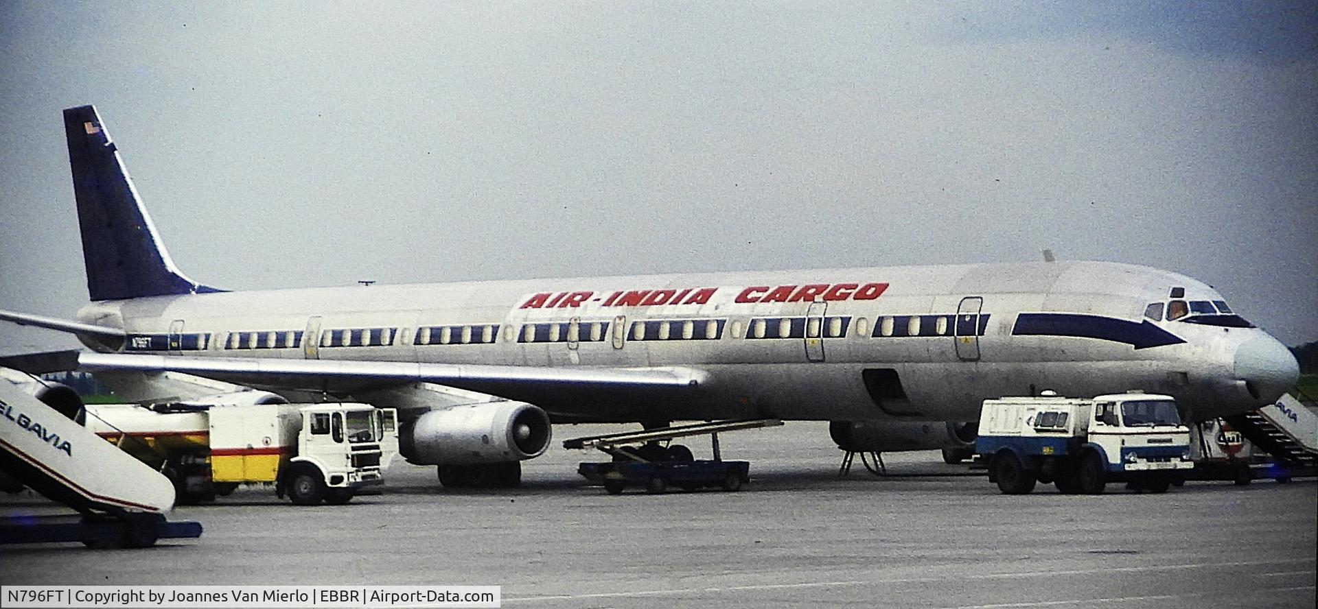 N796FT, 1969 Douglas DC-8-63CF C/N 46104, ex-slide