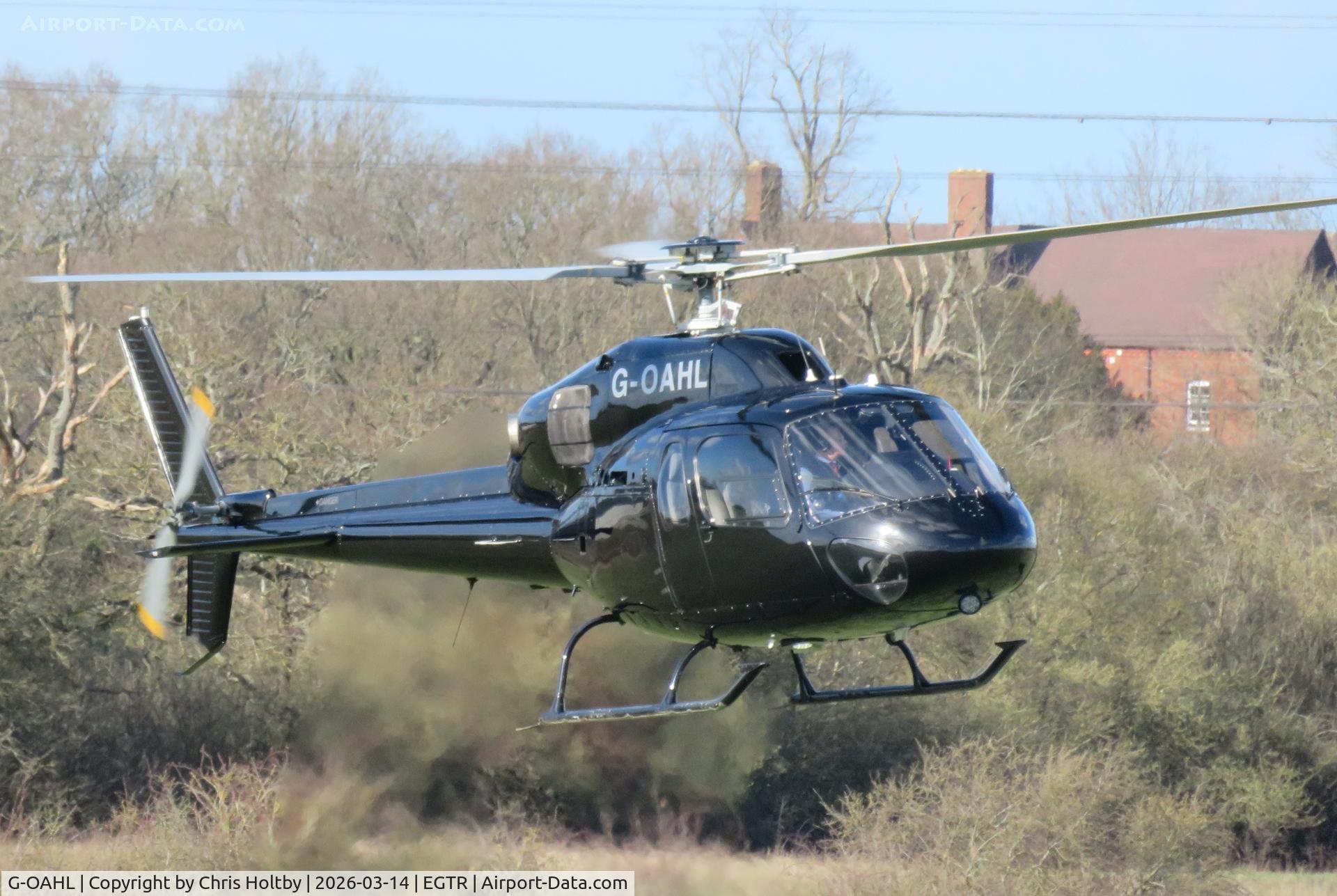 G-OAHL, 1993 Eurocopter AS-355N Ecureuil 2 C/N 5540, Arriving at Elstree