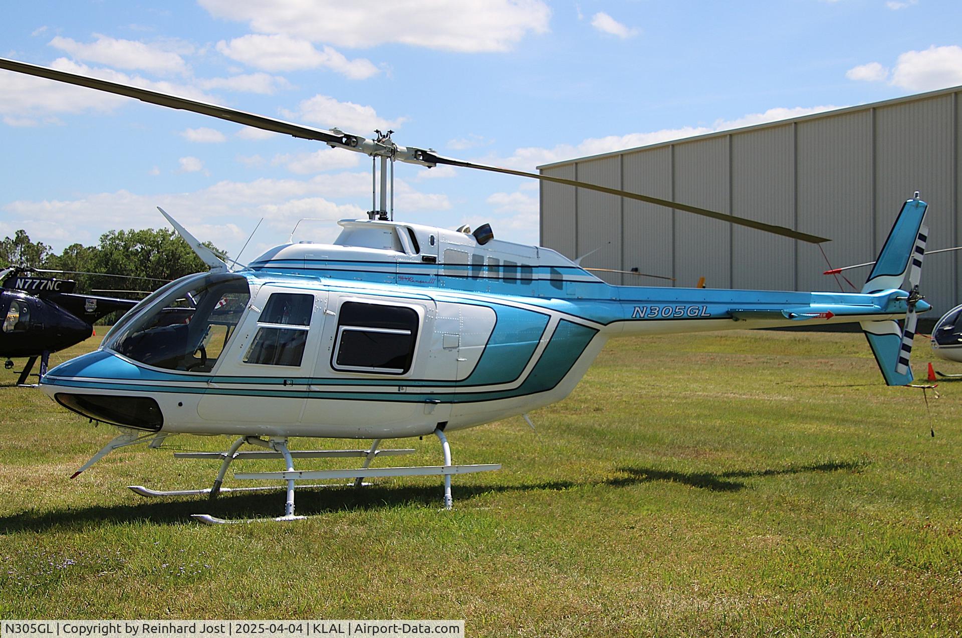 N305GL, 1979 Bell 206B C/N 2790, Visiting Sun n Fun 2025, Lakeland, FL