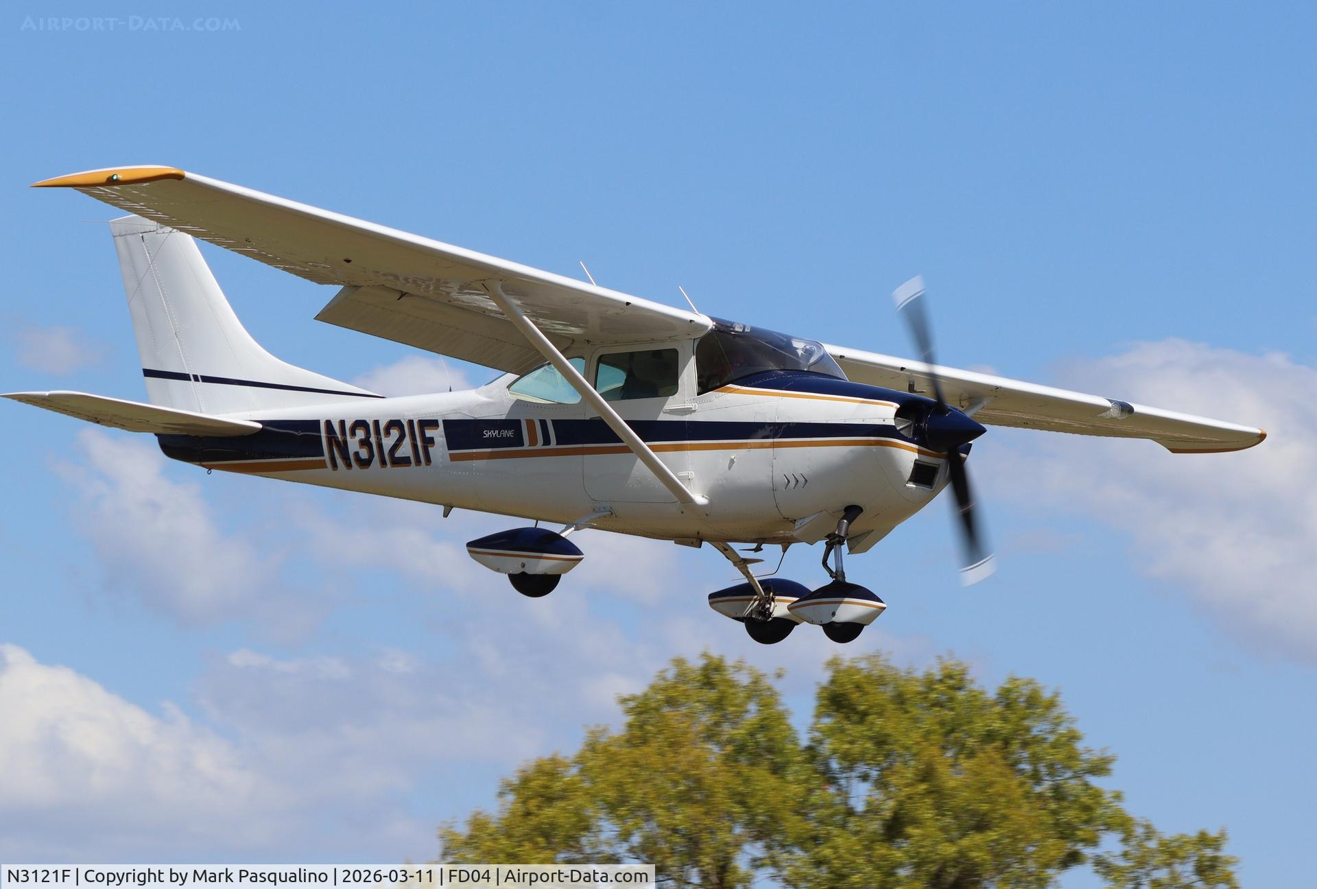 N3121F, 1966 Cessna 182J Skylane C/N 18257221, Cessna 182J